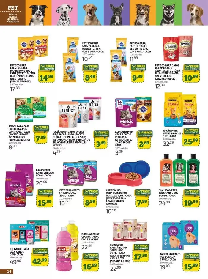 Encarte de Quinzenal Super 19 de março até 19 de abril 2025 - Pagina 14