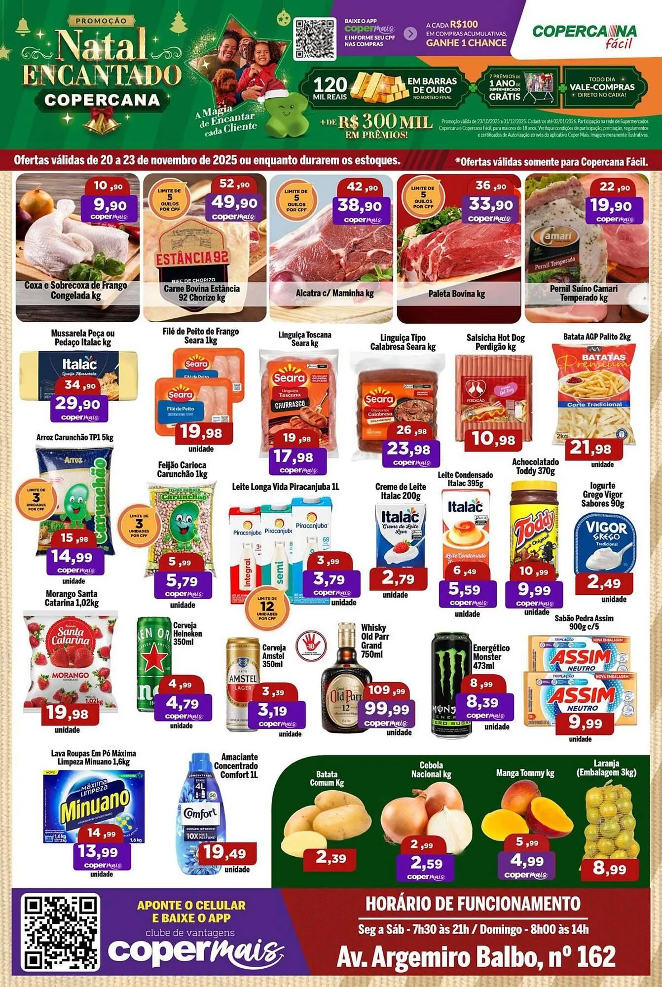 Encarte de Tabloide Copercana 20 de novembro até 23 de novembro 2025 - Pagina 1