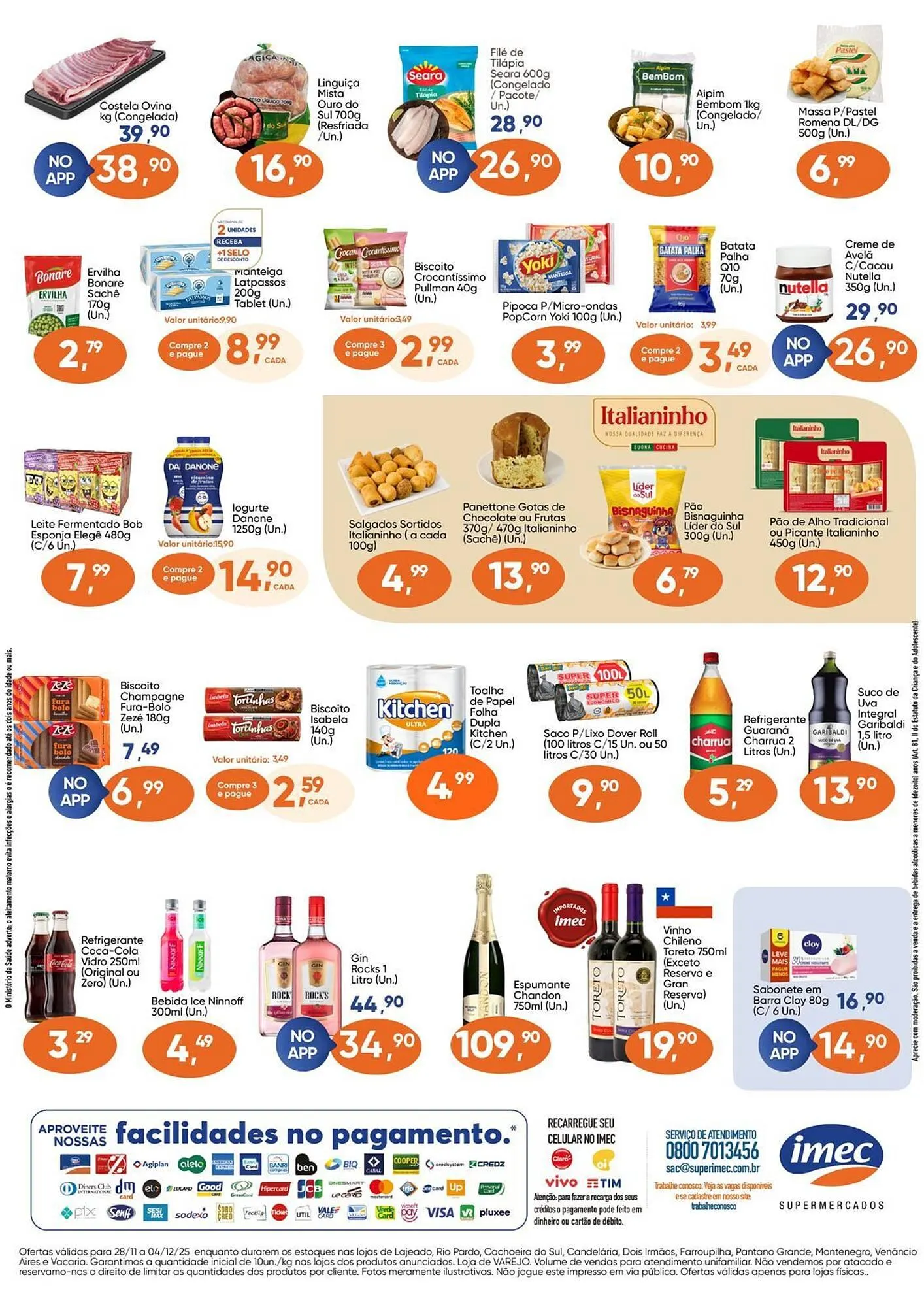 Encarte de Catálogo Imec Supermercados 28 de novembro até 4 de dezembro 2025 - Pagina 2