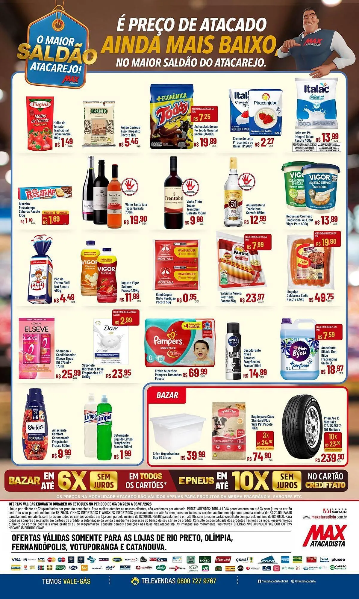 Encarte de Encarte Max Atacadista 3 de janeiro até 6 de janeiro 2026 - Pagina 2