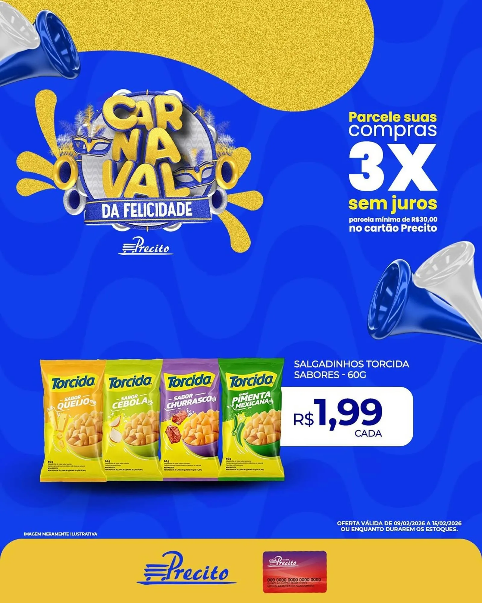 Encarte de Catálogo Supermercado Precito 9 de fevereiro até 15 de fevereiro 2026 - Pagina 3
