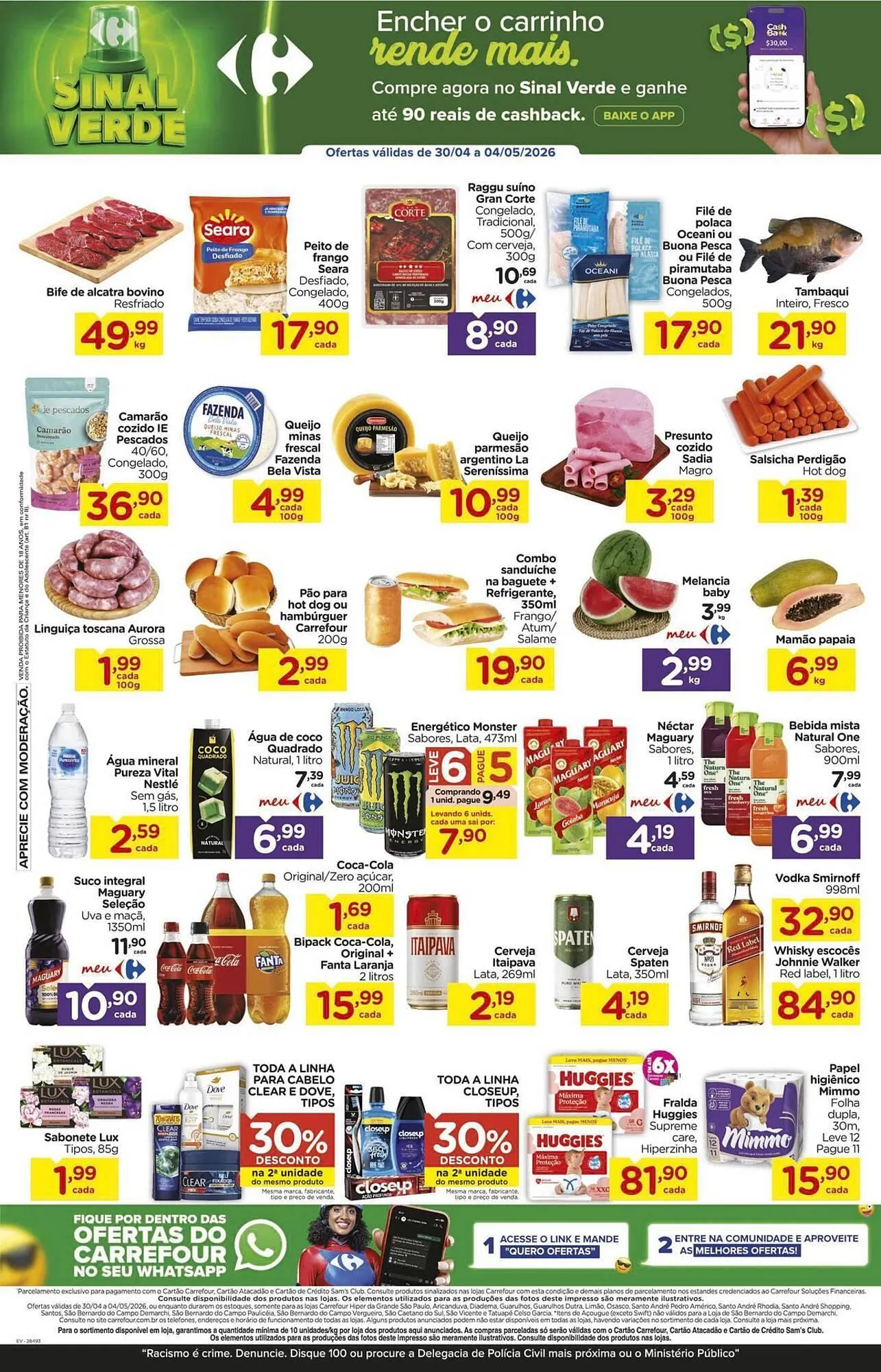 Encarte de Folheto Carrefour 30 de abril até 4 de maio 2026 - Pagina 2