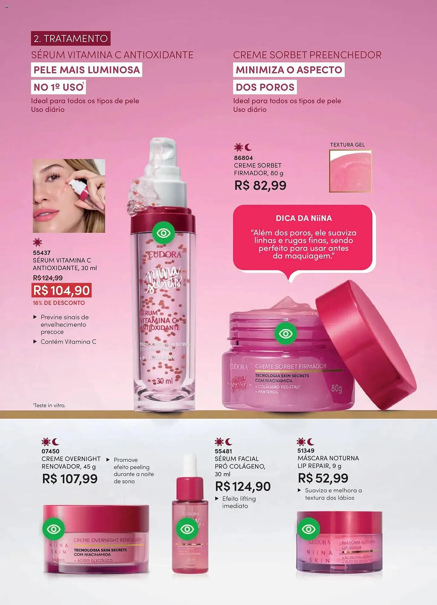 Encarte de Catálogo Eudora 11 de março até 10 de abril 2026 - Pagina 116