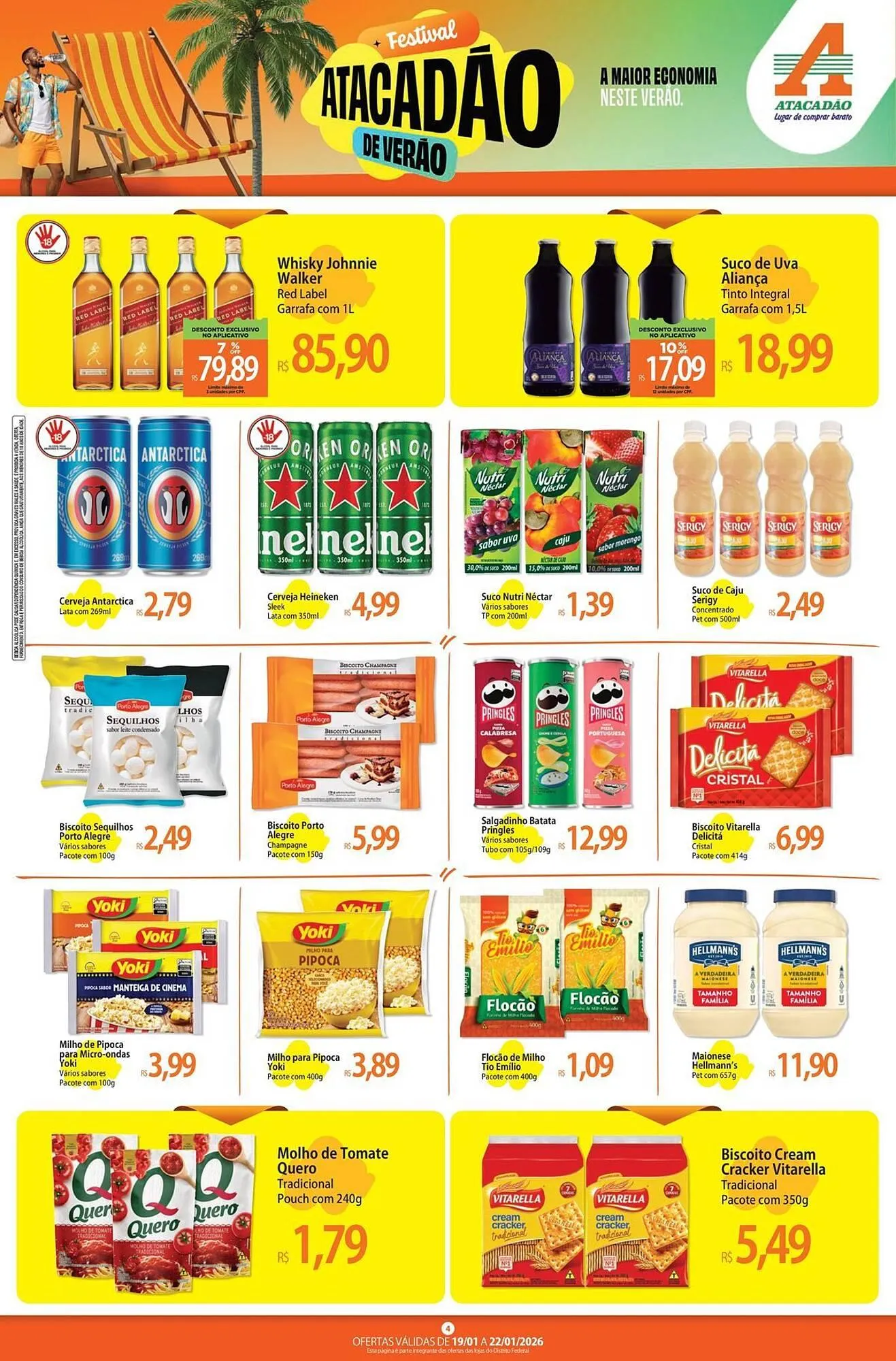 Encarte de Folheto Atacadão 19 de janeiro até 22 de janeiro 2026 - Pagina 4