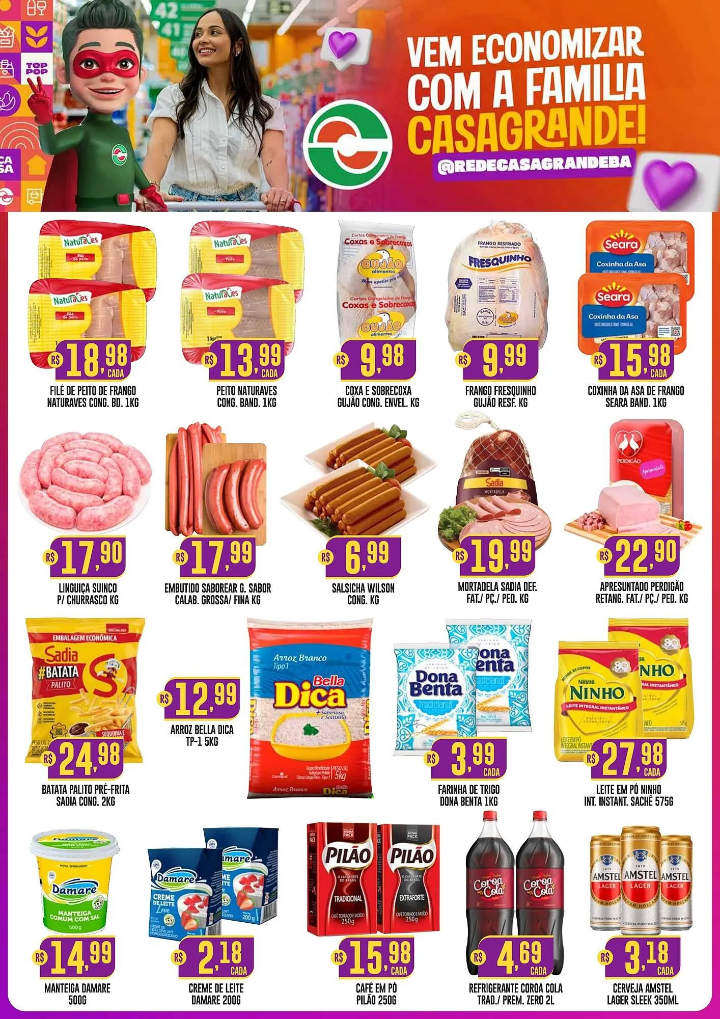 Encarte de Catálogo Casagrande Supermercados 23 de fevereiro até 28 de fevereiro 2026 - Pagina 1