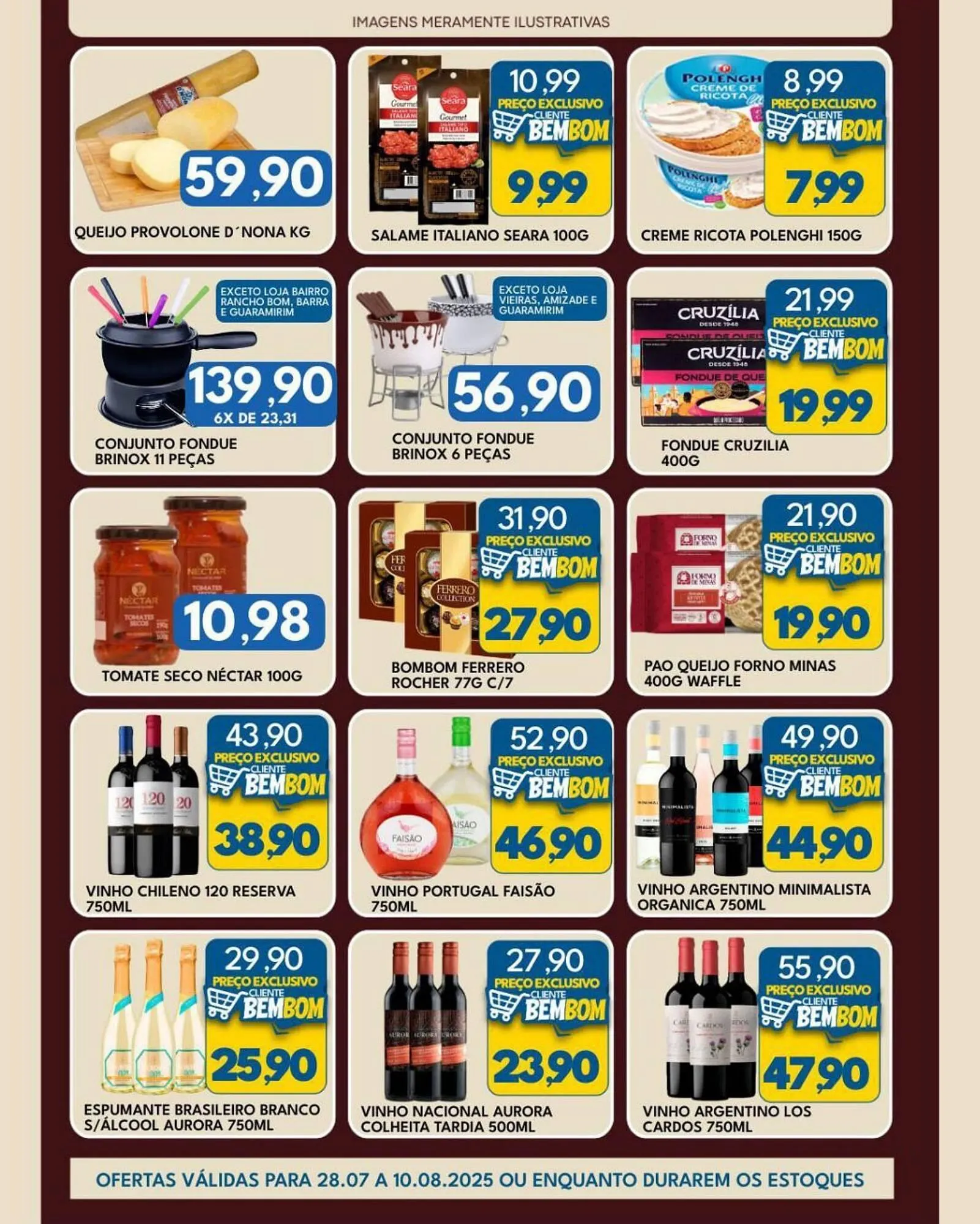 Encarte de Catálogo Rancho Bom Supermercados 28 de julho até 10 de agosto 2025 - Pagina 2