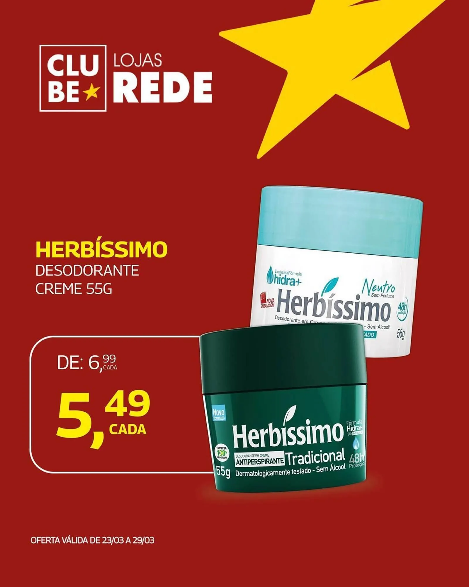 Encarte de Folheto Lojas Rede 23 de março até 29 de março 2026 - Pagina 1