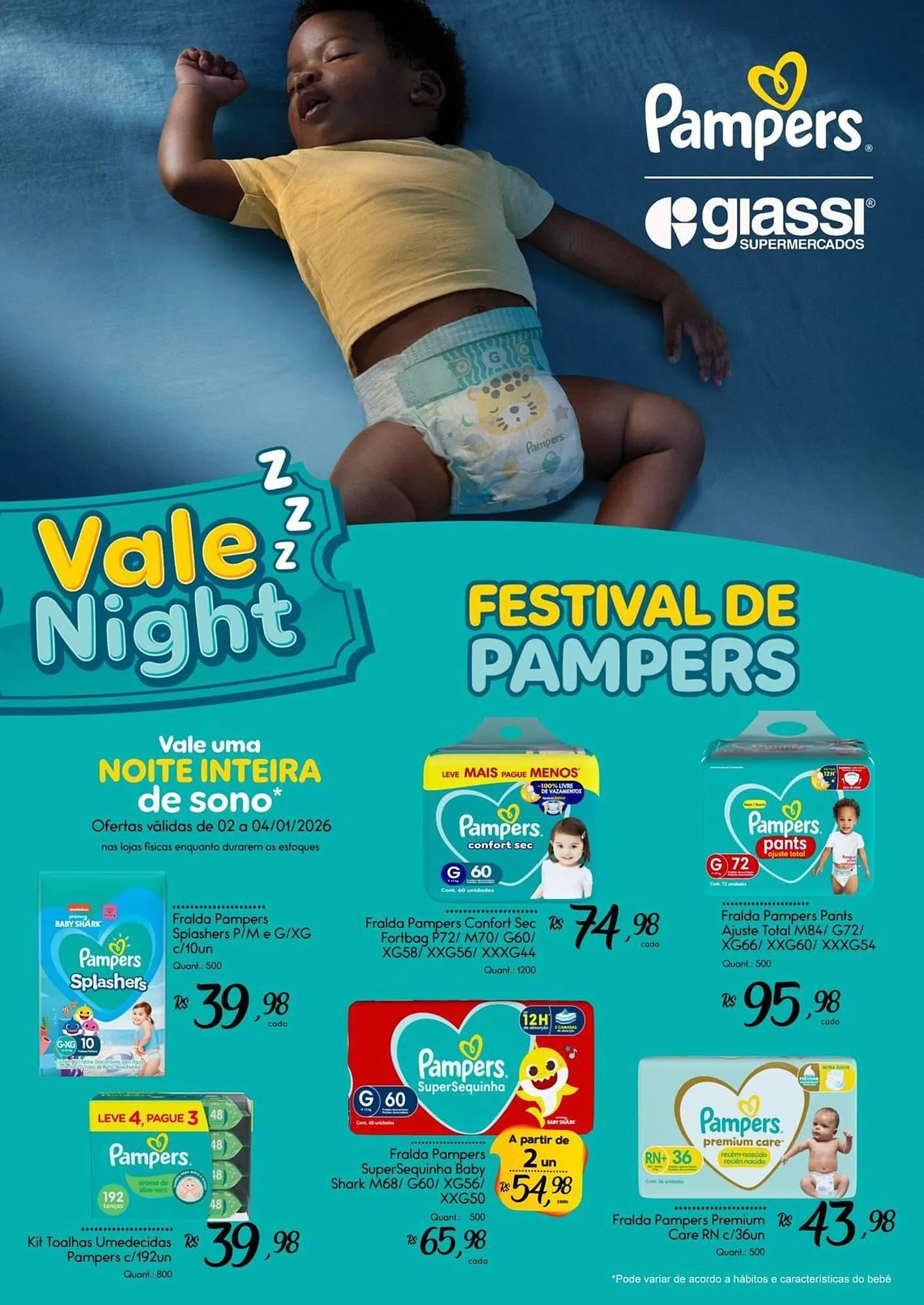 Encarte de Encarte Giassi Supermercados 2 de janeiro até 4 de janeiro 2026 - Pagina 1