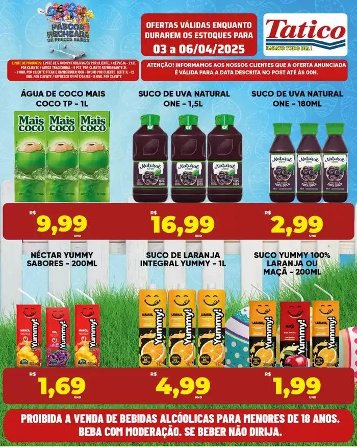 Encarte de Encarte Tatico 3 de abril até 6 de abril 2025 - Pagina 1