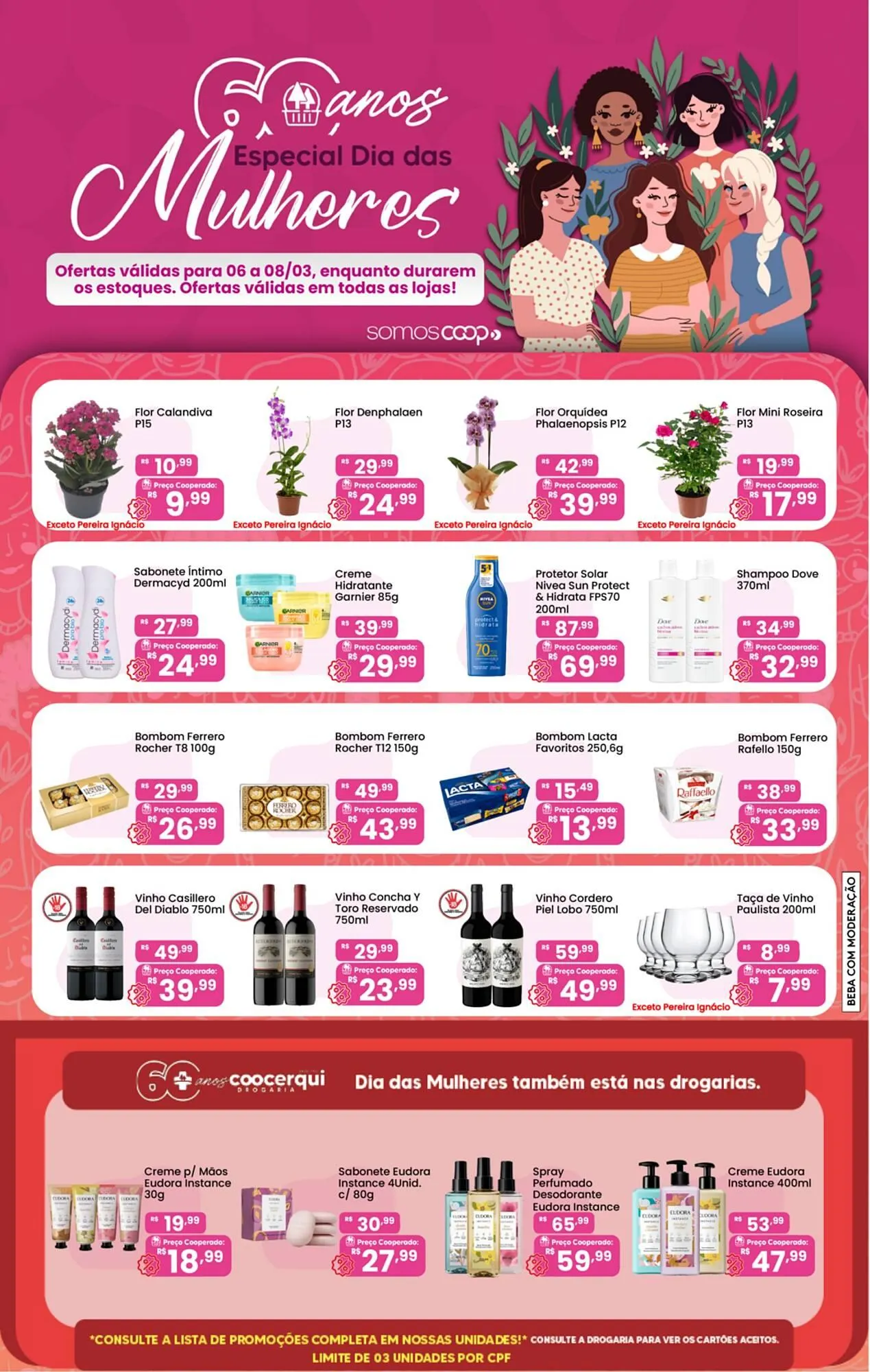 Encarte de Tabloide Coocerqui 6 de março até 9 de março 2026 - Pagina 1