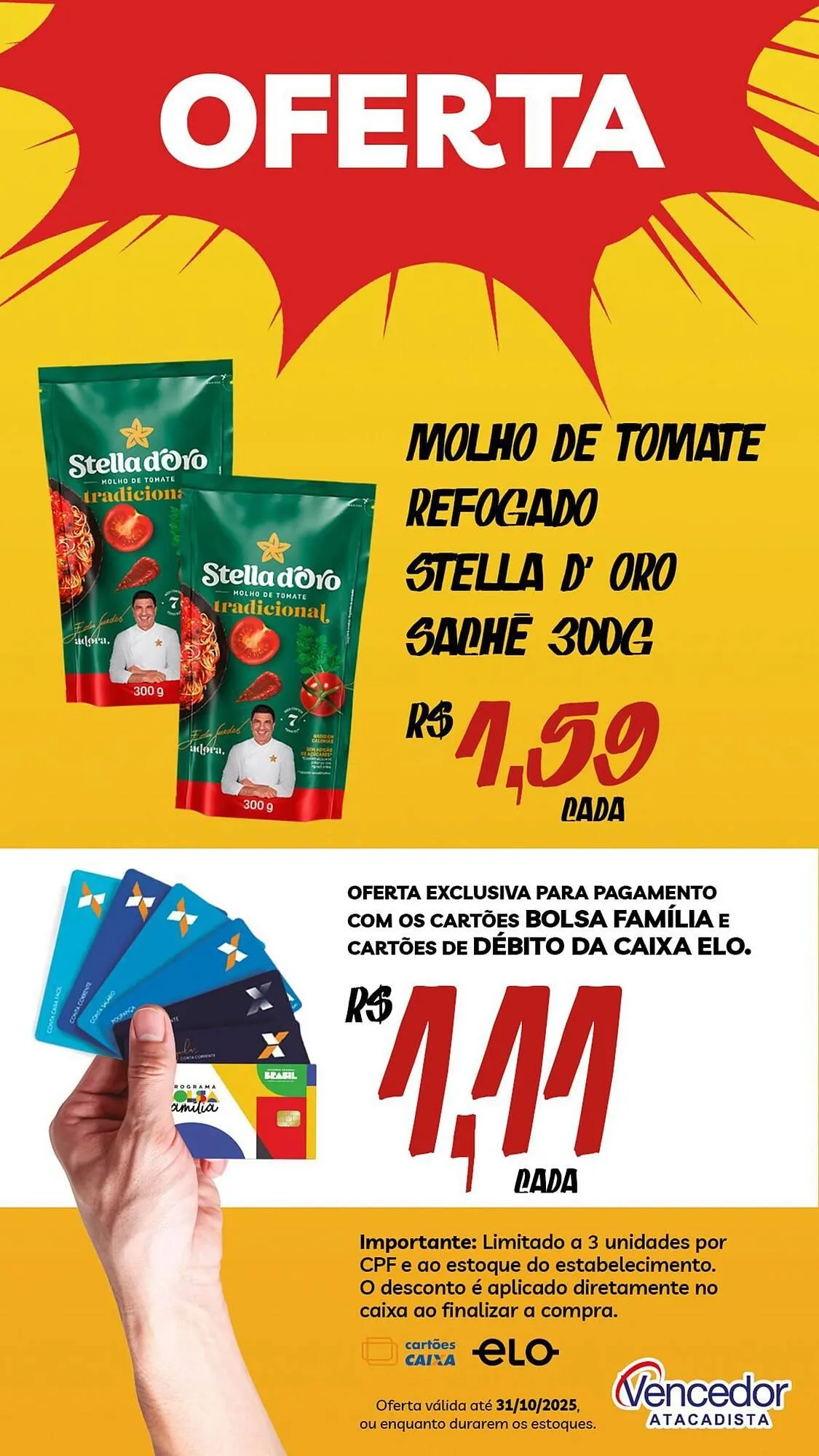 Encarte de Folheto Vencedor Atacadista 21 de outubro até 31 de outubro 2025 - Pagina 9