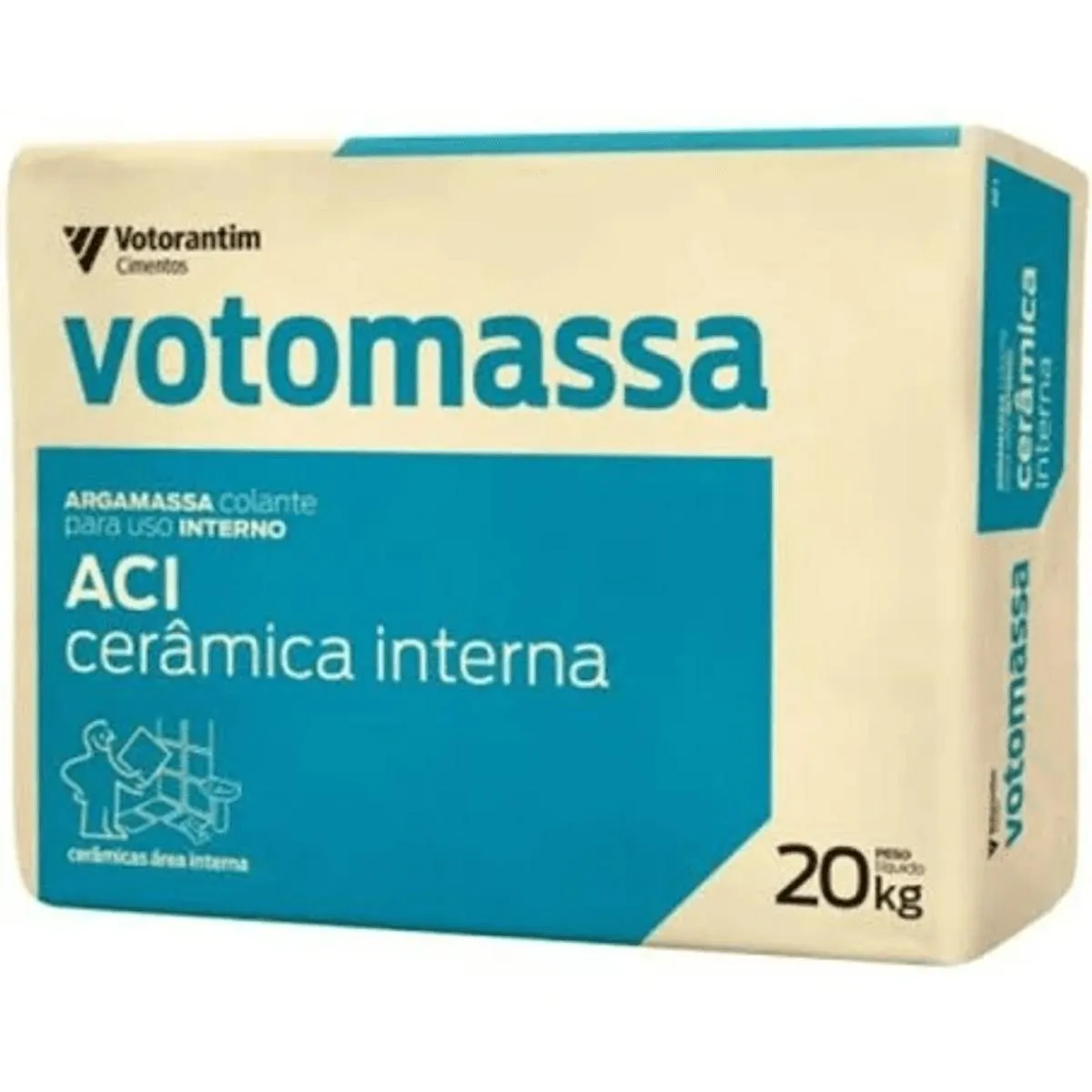 Argamassa Colante AC1 Cerâmica de uso Interno 20kg Votomassa Votoran