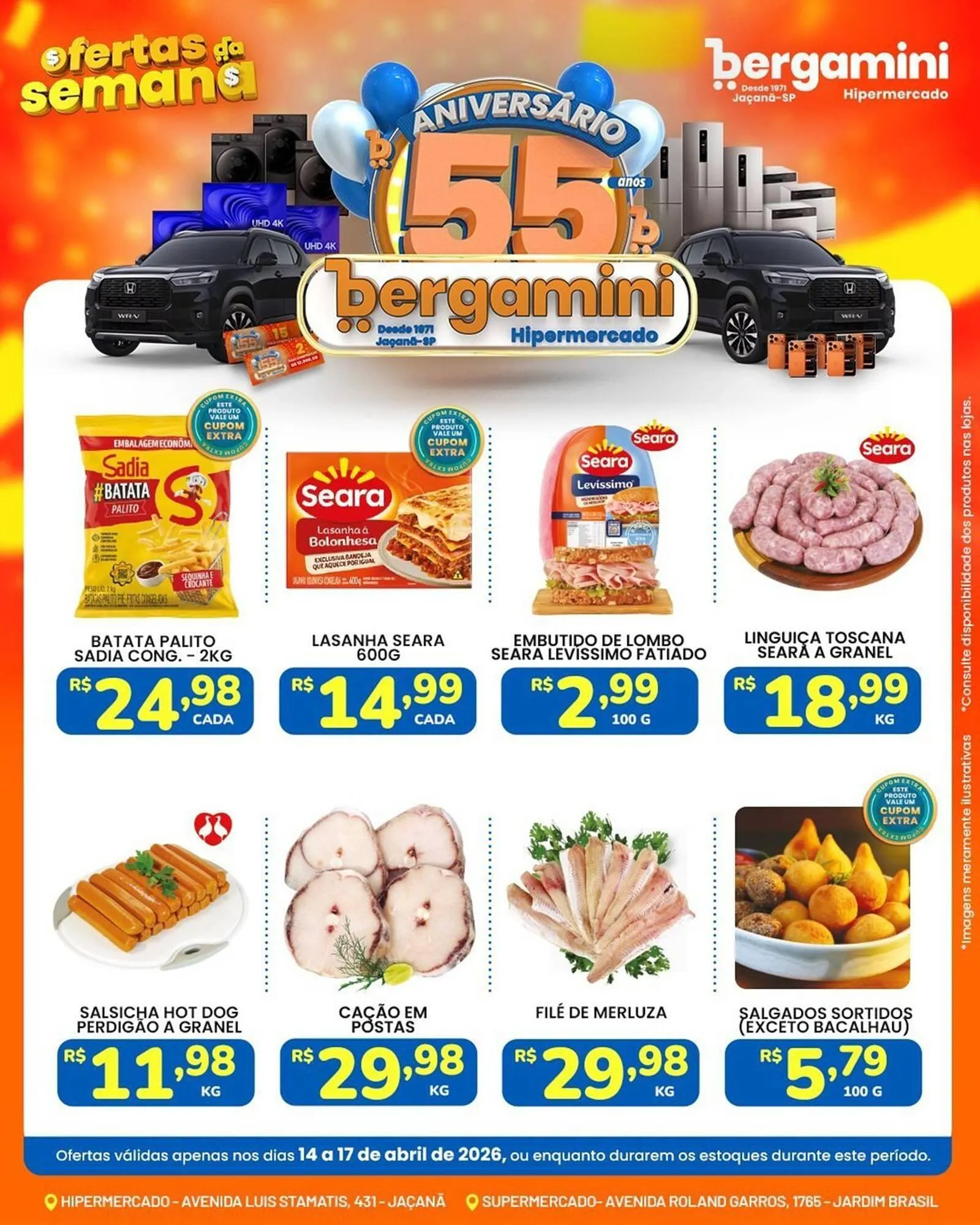 Encarte de Catálogo Supermercado Bergamini 14 de abril até 17 de abril 2026 - Pagina 3