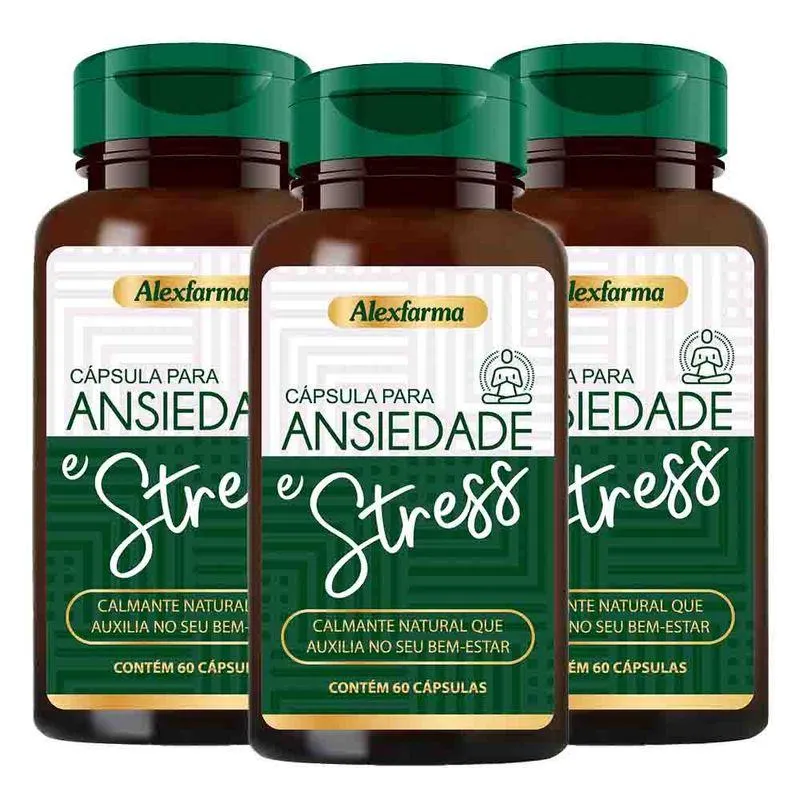 COMBO CAPSULAS PARA ANSIEDADE 3 MESES DE TRATAMENTO