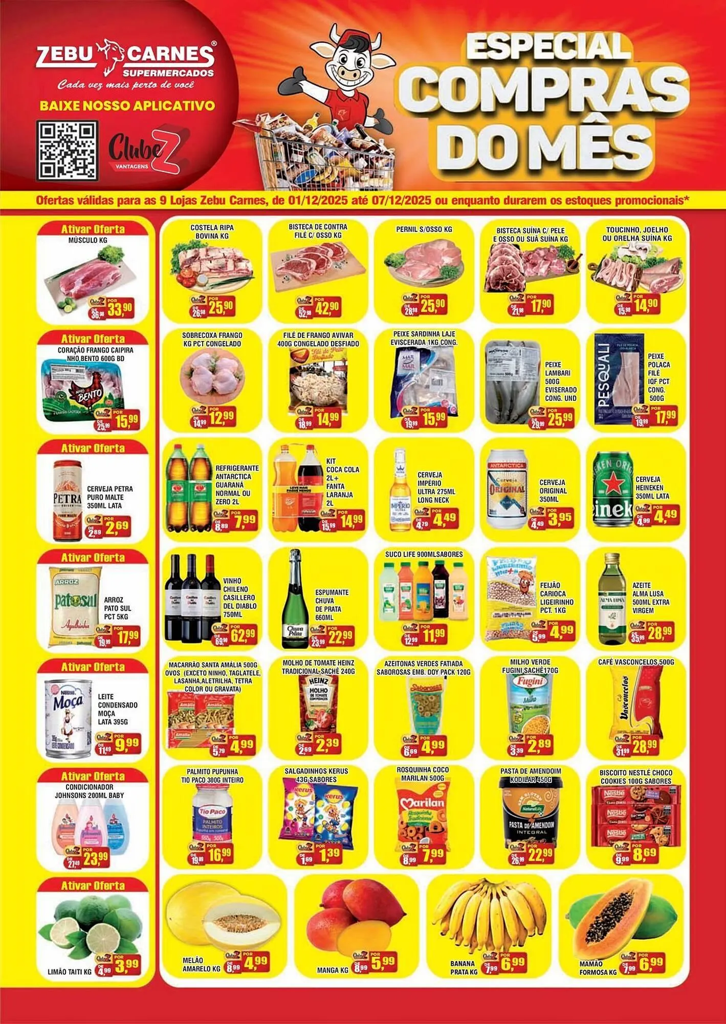 Encarte de Catálogo Zebu Carnes Supermercados 1 de dezembro até 7 de dezembro 2025 - Pagina 1