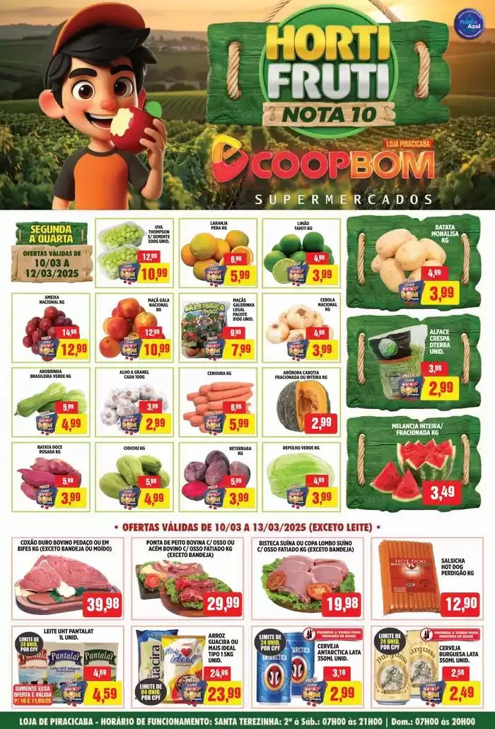 Encarte de Horti Fruti Nota 10 11 de março até 13 de março 2025 - Pagina 1