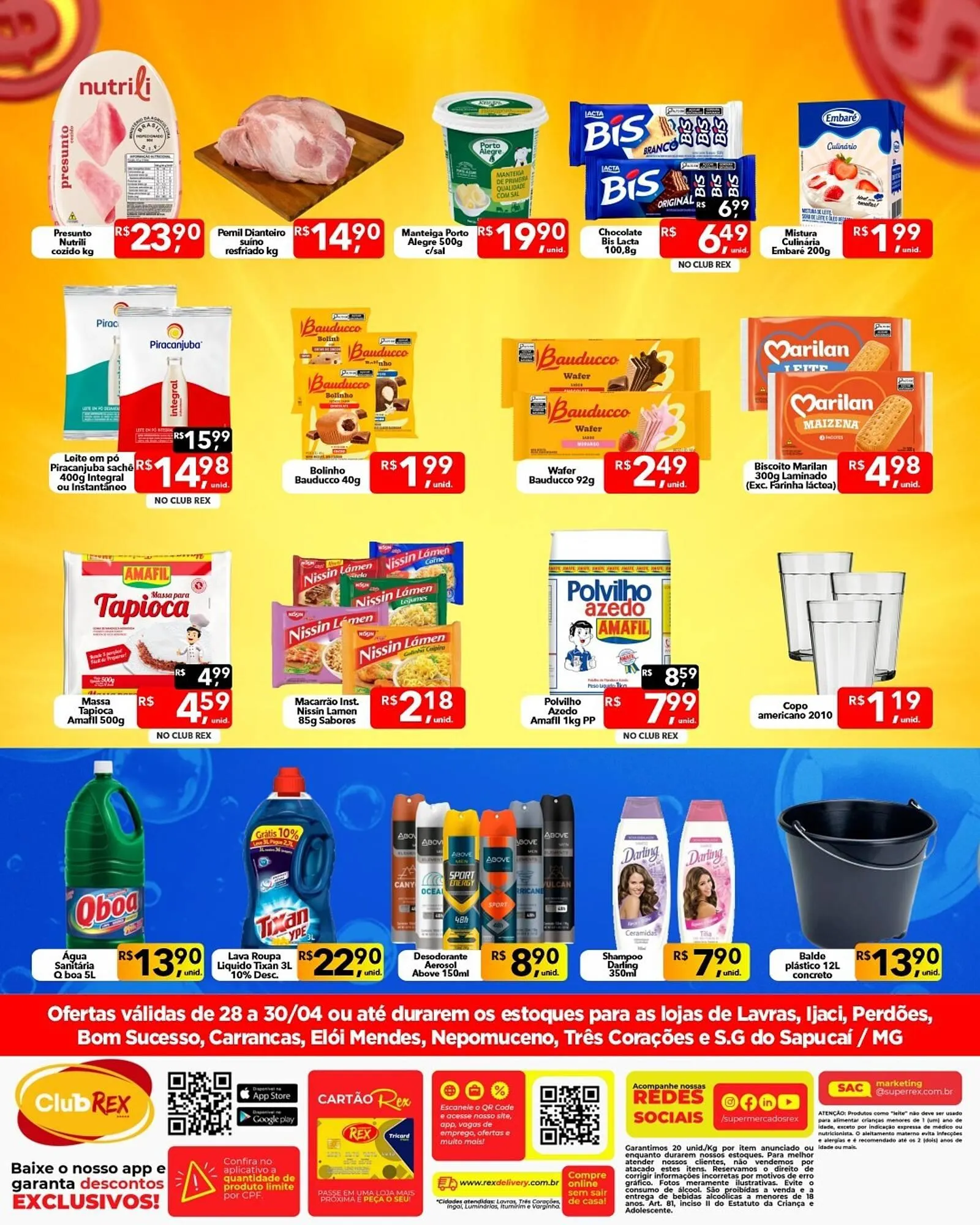 Encarte de Catálogo Supermercados Rex 28 de abril até 30 de abril 2026 - Pagina 2