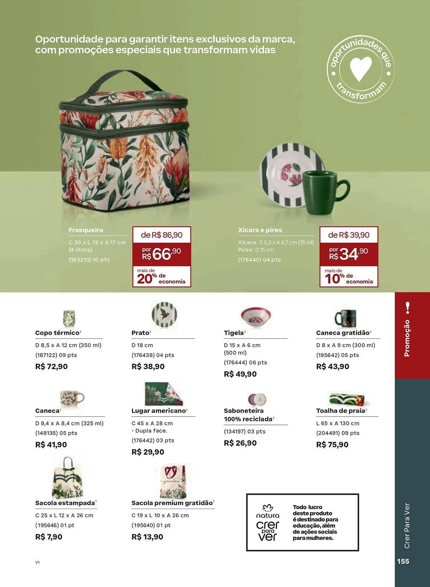 Encarte de Catálogo Natura 1 de janeiro até 31 de janeiro 2026 - Pagina 155