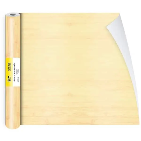 Plástico autoadesivo, Nautral, 45cm x 2m, 120 micras, 5034, Stick Fix - PT 1 RL