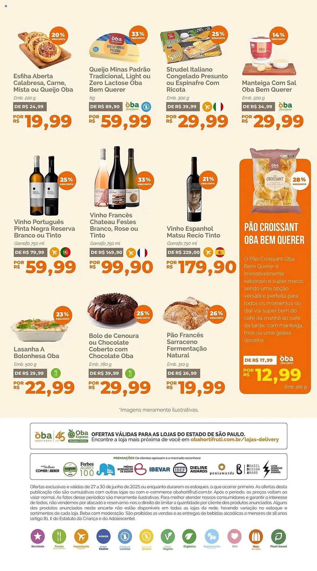 Encarte de Catálogo Oba Hortifruti 27 de junho até 30 de junho 2025 - Pagina 6