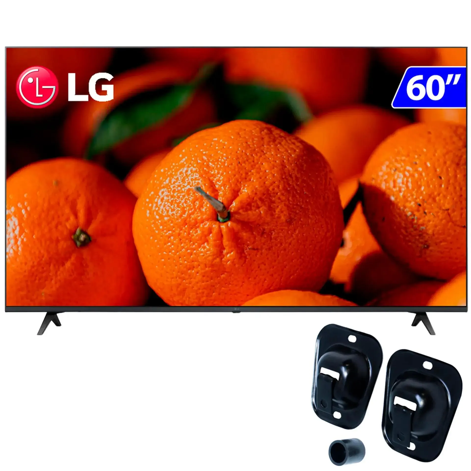Smart TV LG LED 60" 4K UHD Comando de Voz + Suporte Fixo BU-23 Bedin Sat