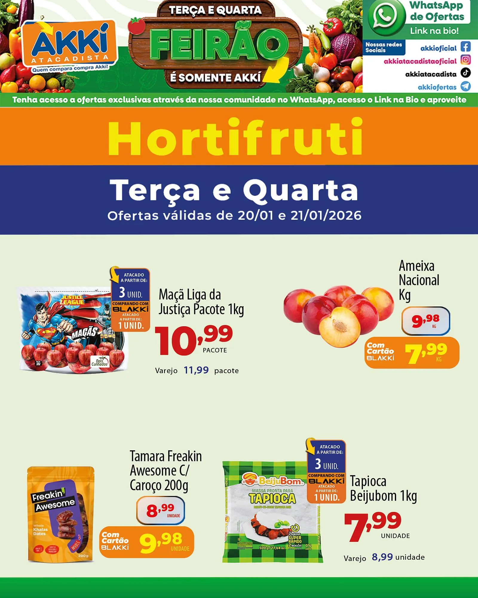 Encarte de Folheto Akki Atacadista 20 de janeiro até 21 de janeiro 2026 - Pagina 3