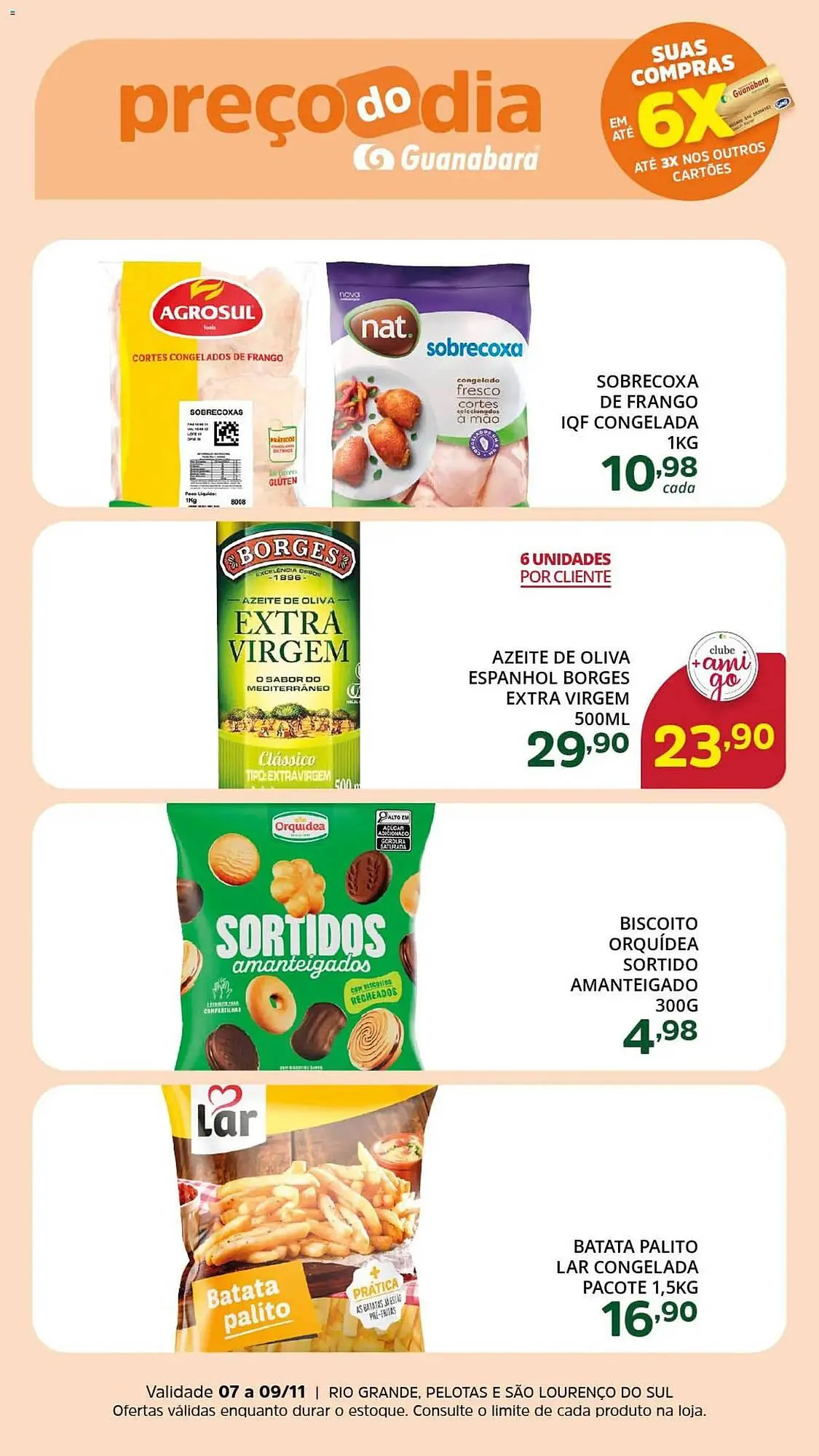 Encarte de Encarte Supermercados Guanabara 7 de novembro até 9 de novembro 2025 - Pagina 1