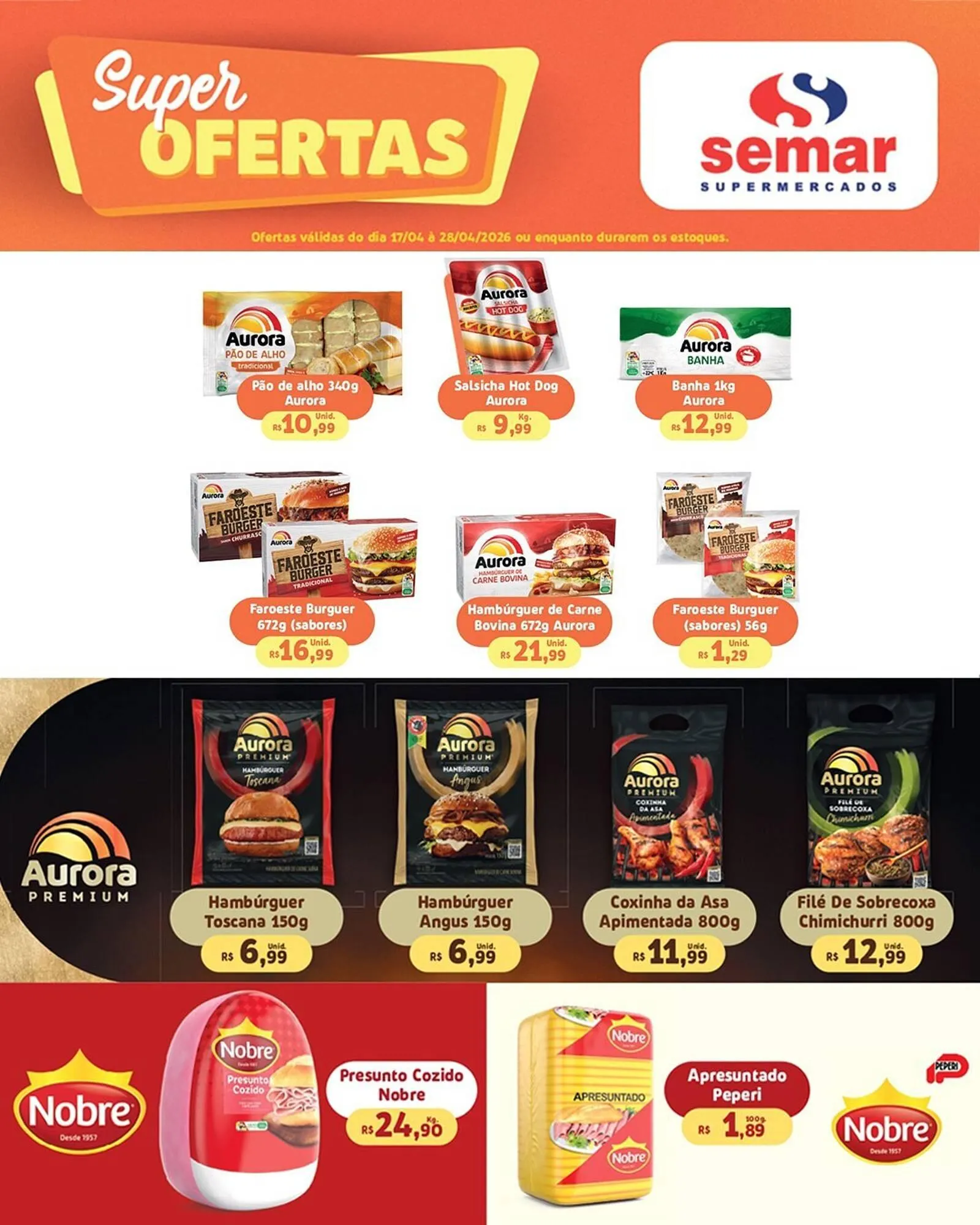 Encarte de Folheto Semar Supermercado 24 de abril até 28 de abril 2026 - Pagina 3