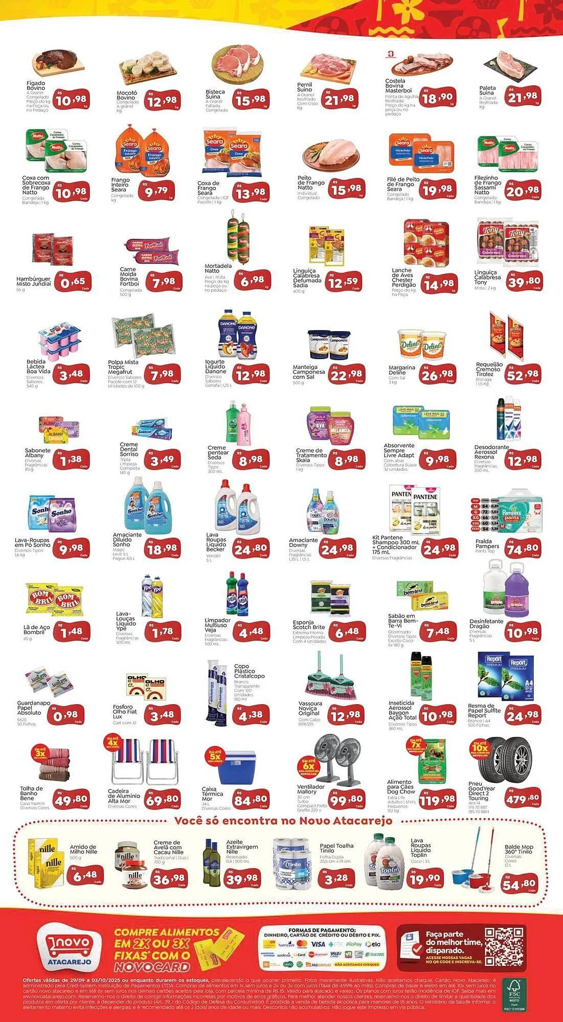 Encarte de Folheto Novo Atacarejo 29 de setembro até 3 de outubro 2025 - Pagina 2