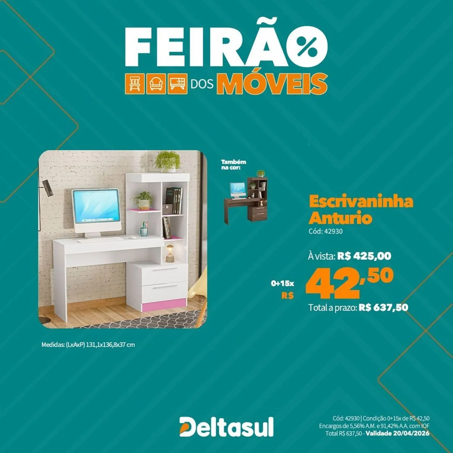 Encarte de Folheto Deltasul 7 de abril até 20 de abril 2026 - Pagina 1