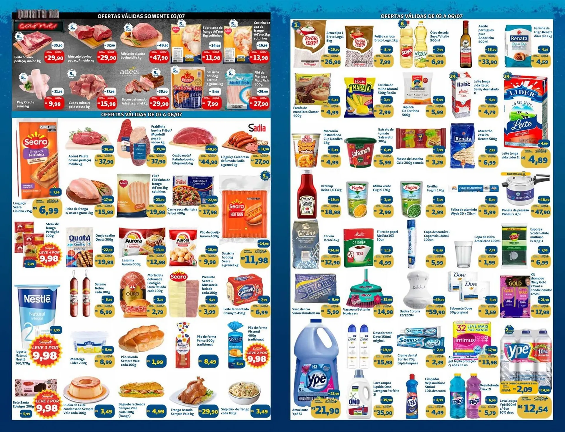 Encarte de Catálogo Sempre Vale Supermercados 3 de julho até 6 de julho 2025 - Pagina 2