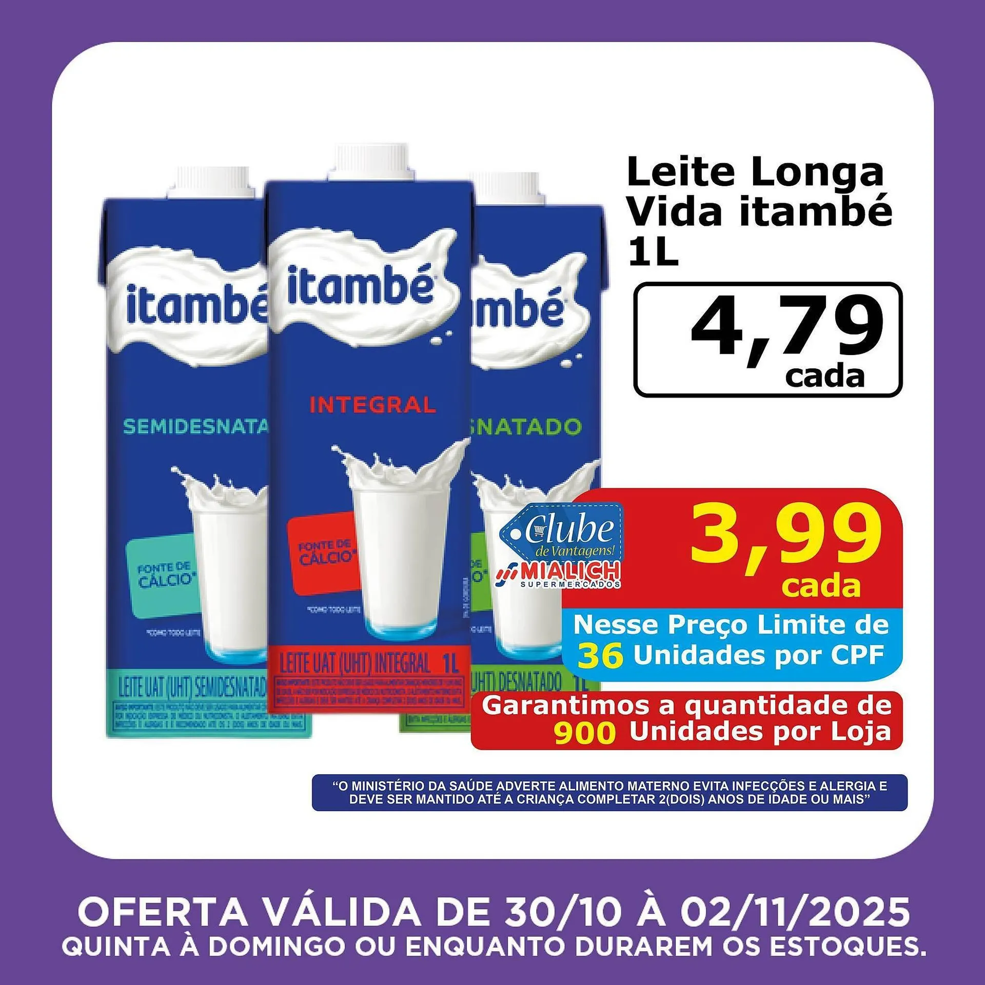 Encarte de Catálogo Mialich Supermercados 30 de outubro até 2 de novembro 2025 - Pagina 5