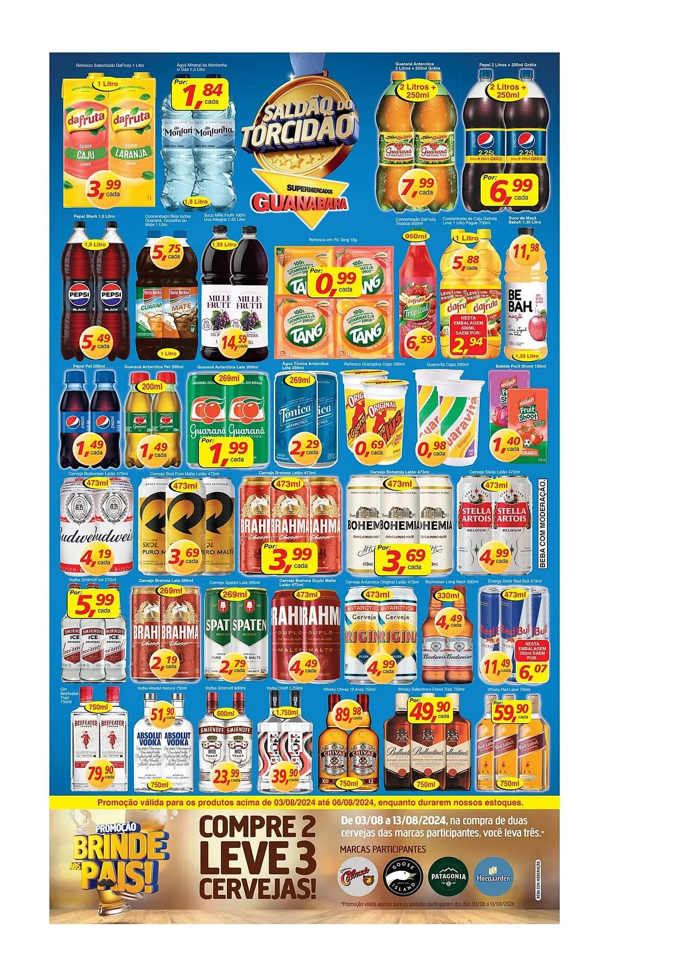 Encarte de Catálogo Supermercados Guanabara 3 de agosto até 6 de agosto 2024 - Pagina 8