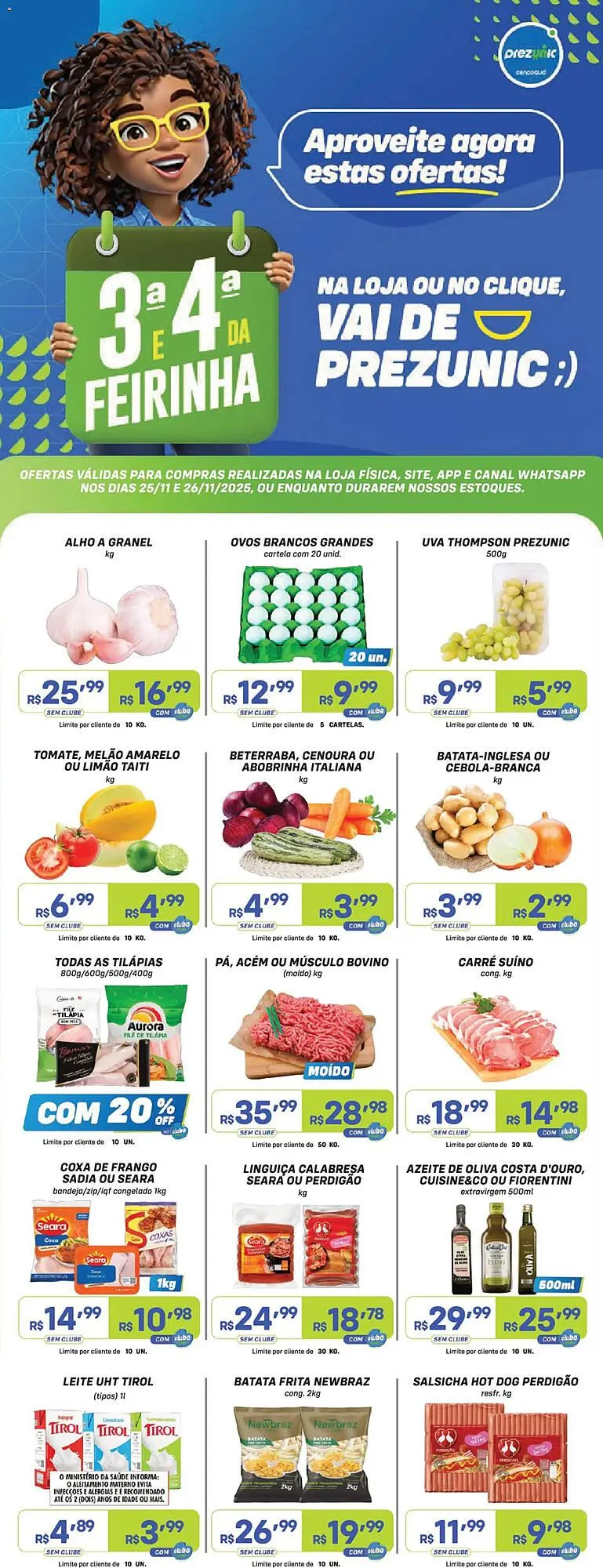 Encarte de Encarte Prezunic 25 de novembro até 26 de novembro 2025 - Pagina 1