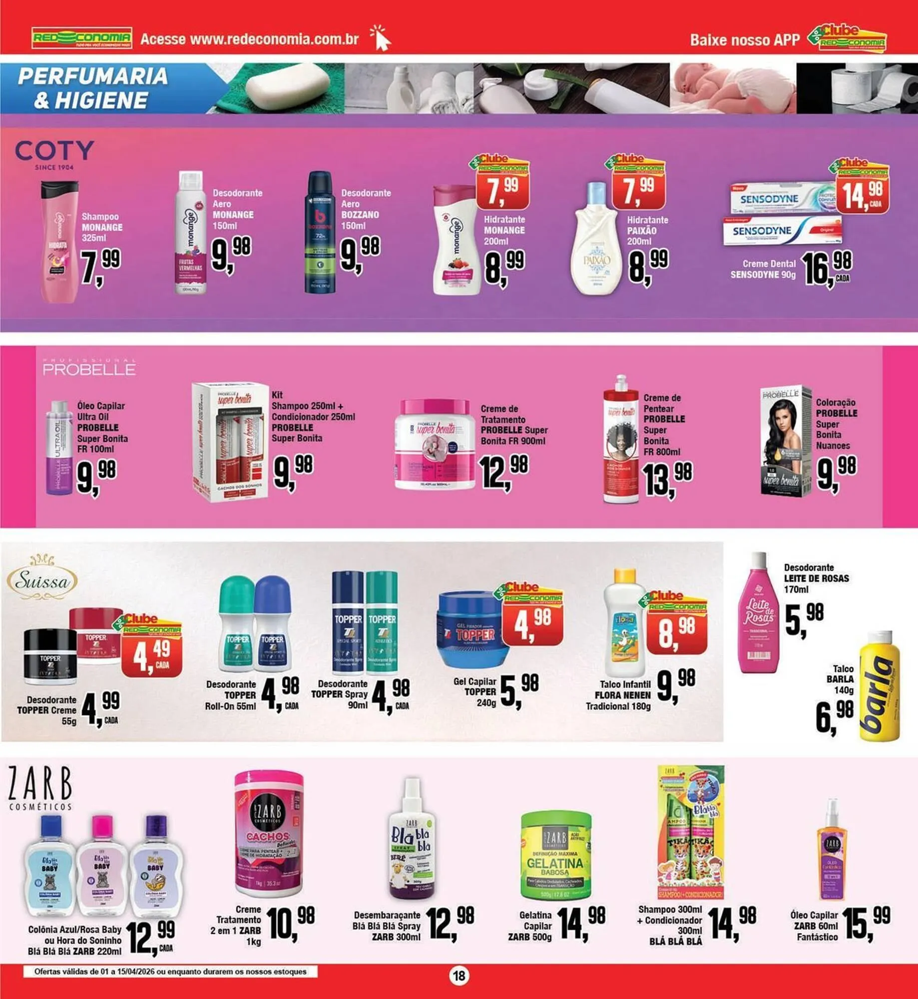 Encarte de Encarte Rede Economia 1 de abril até 15 de abril 2026 - Pagina 18