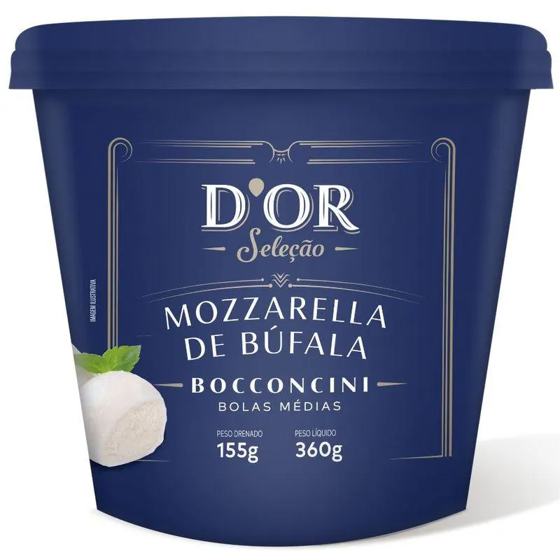 Queijo Mucarela Bufala Dor Perline 155g