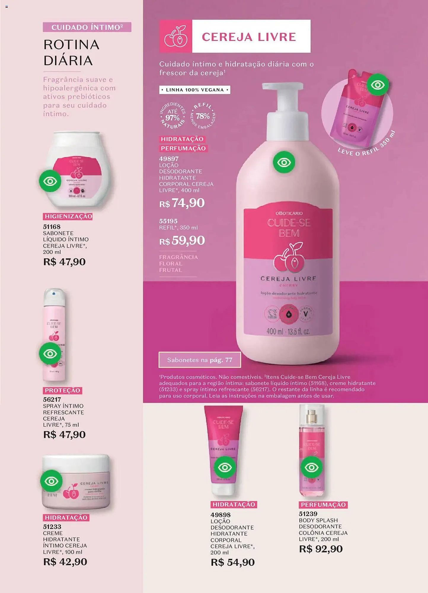 Encarte de Catálogo O Boticário 19 de janeiro até 9 de fevereiro 2026 - Pagina 78