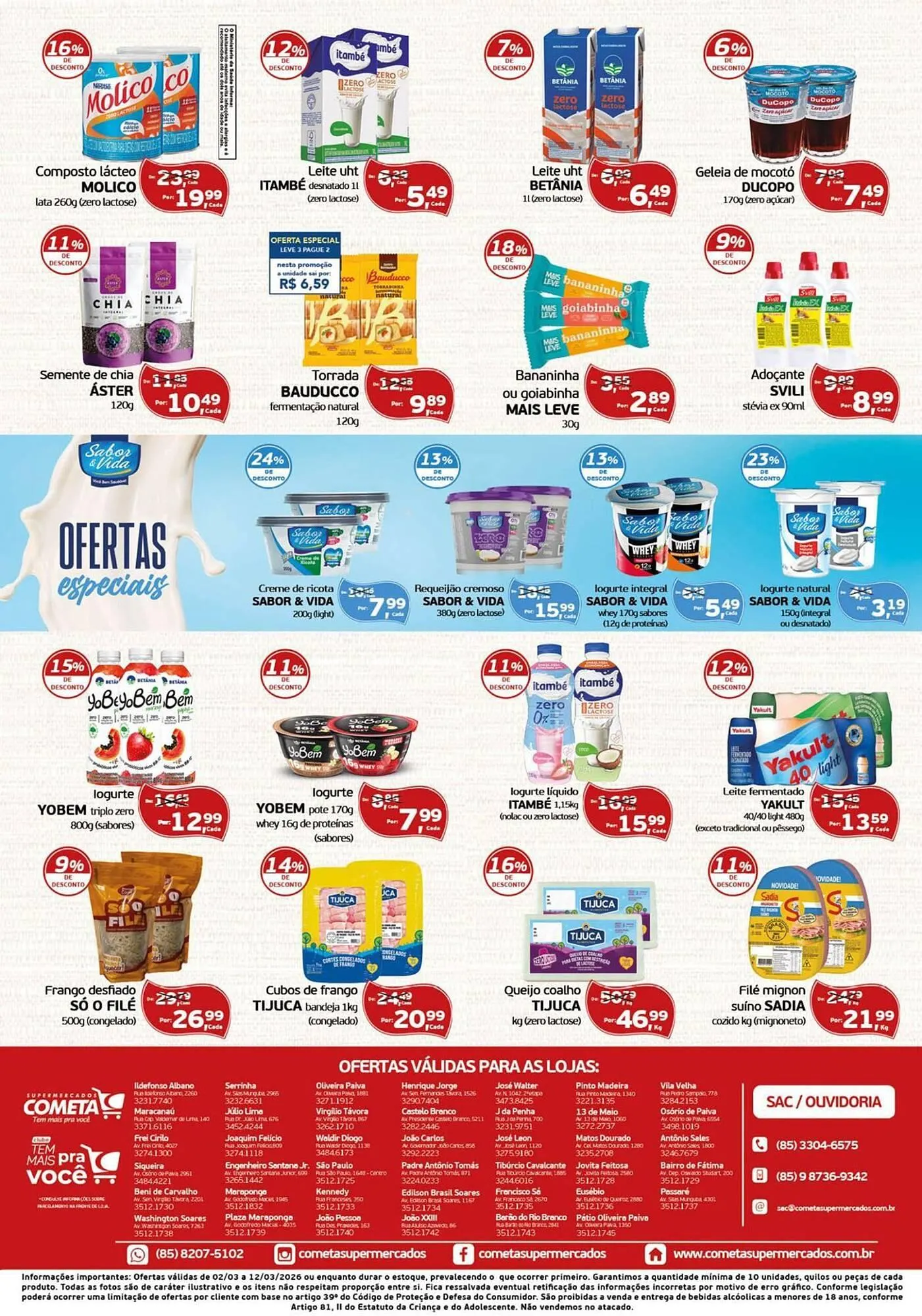 Encarte de Encarte Cometa Supermercados 2 de março até 12 de março 2026 - Pagina 2