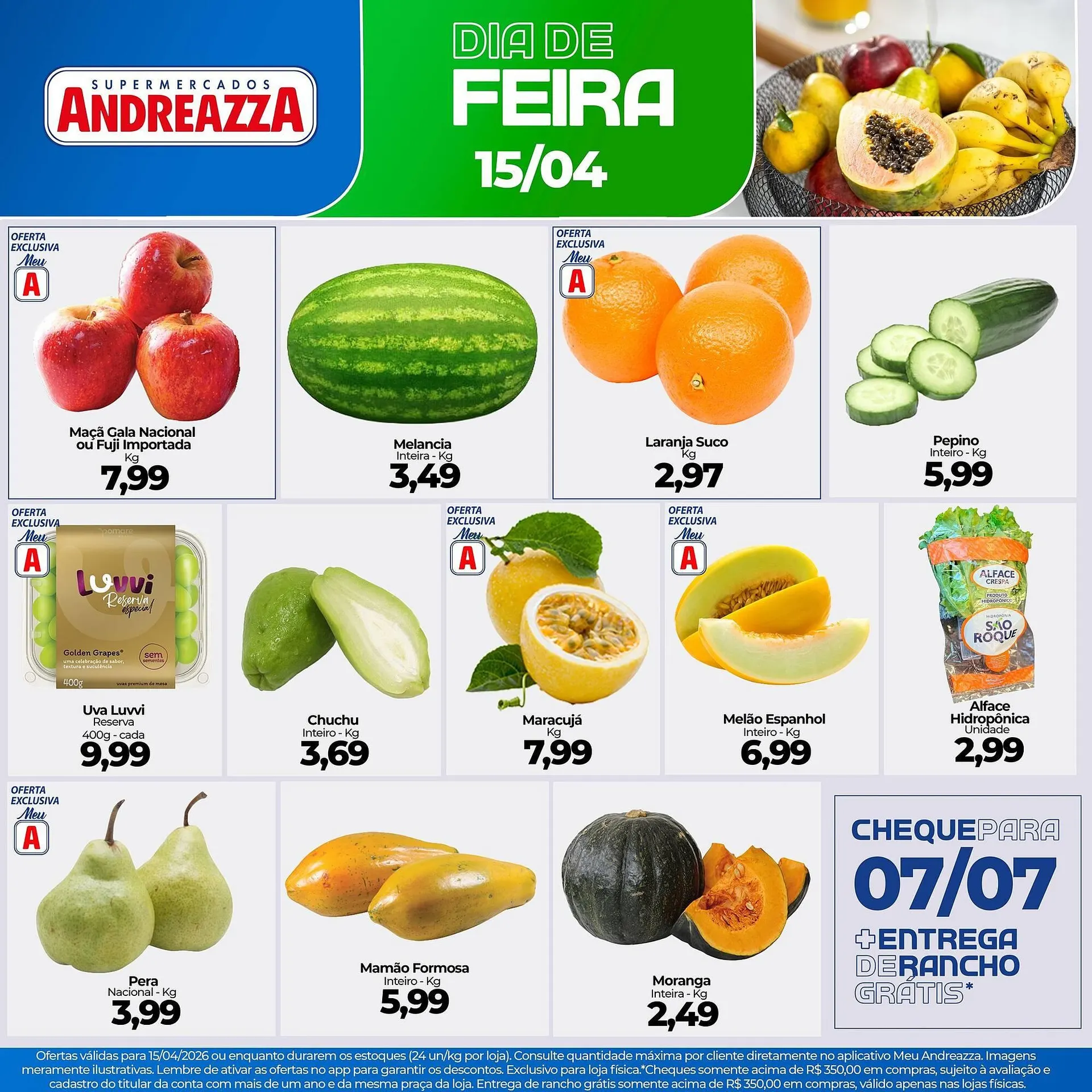 Encarte de Catálogo Supermercados Andreazza 15 de abril até 15 de abril 2026 - Pagina 2