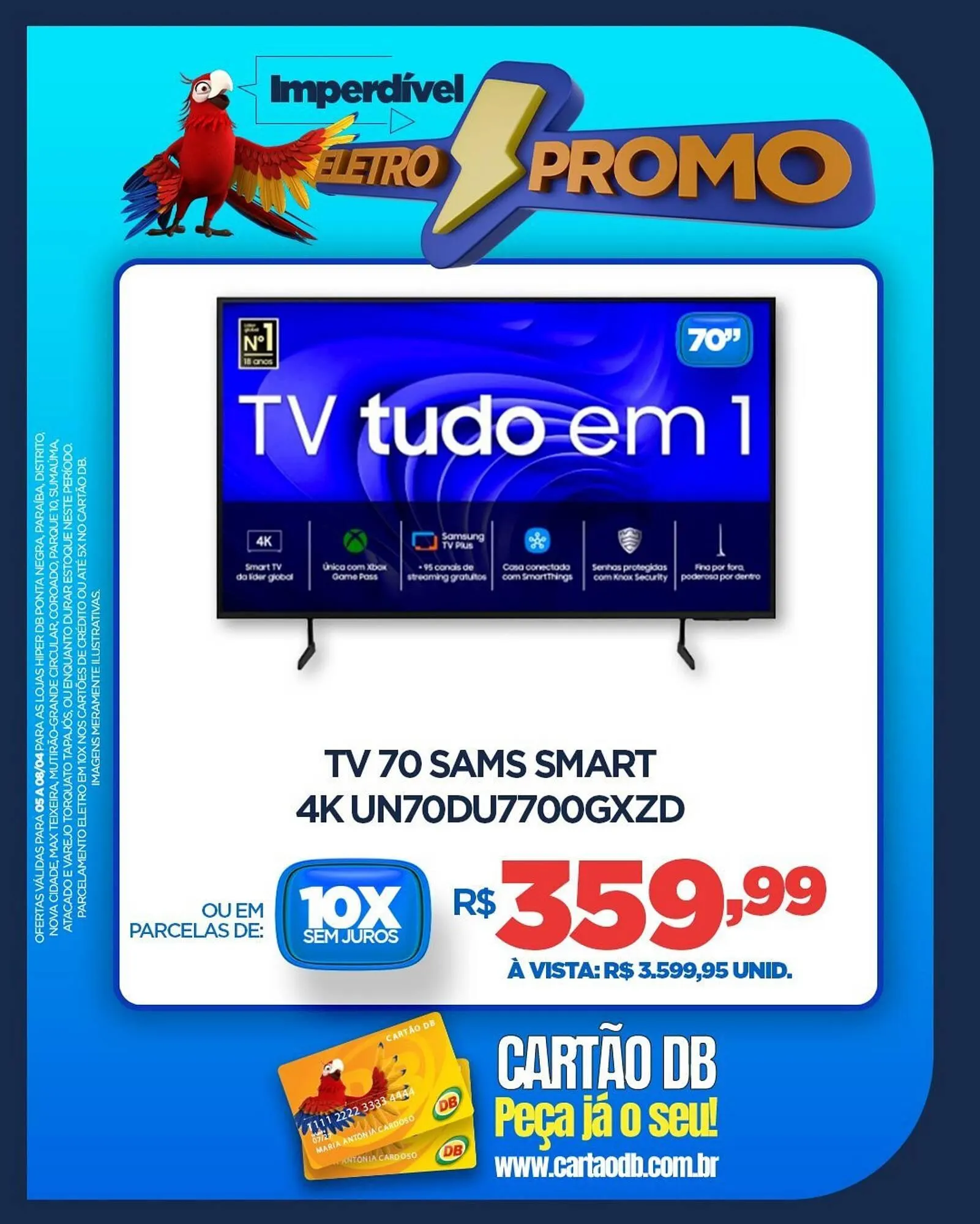 Encarte de Catálogo DB Supermercados 5 de maio até 8 de maio 2025 - Pagina 1