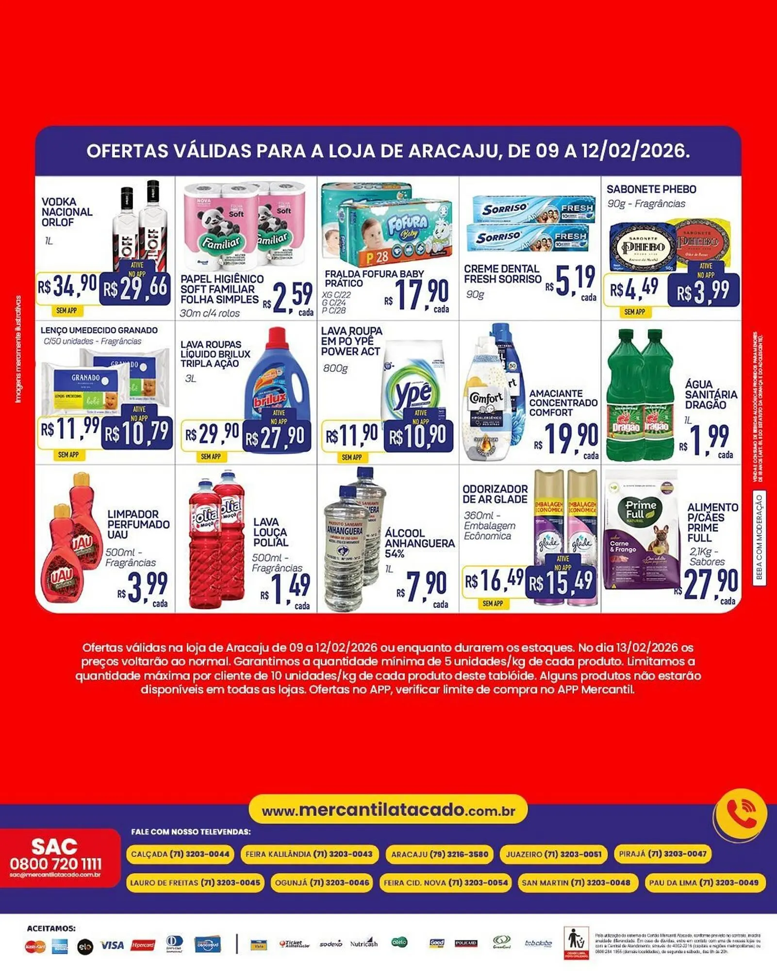 Encarte de Folheto Mercantil Rodrigues 9 de fevereiro até 12 de fevereiro 2026 - Pagina 3