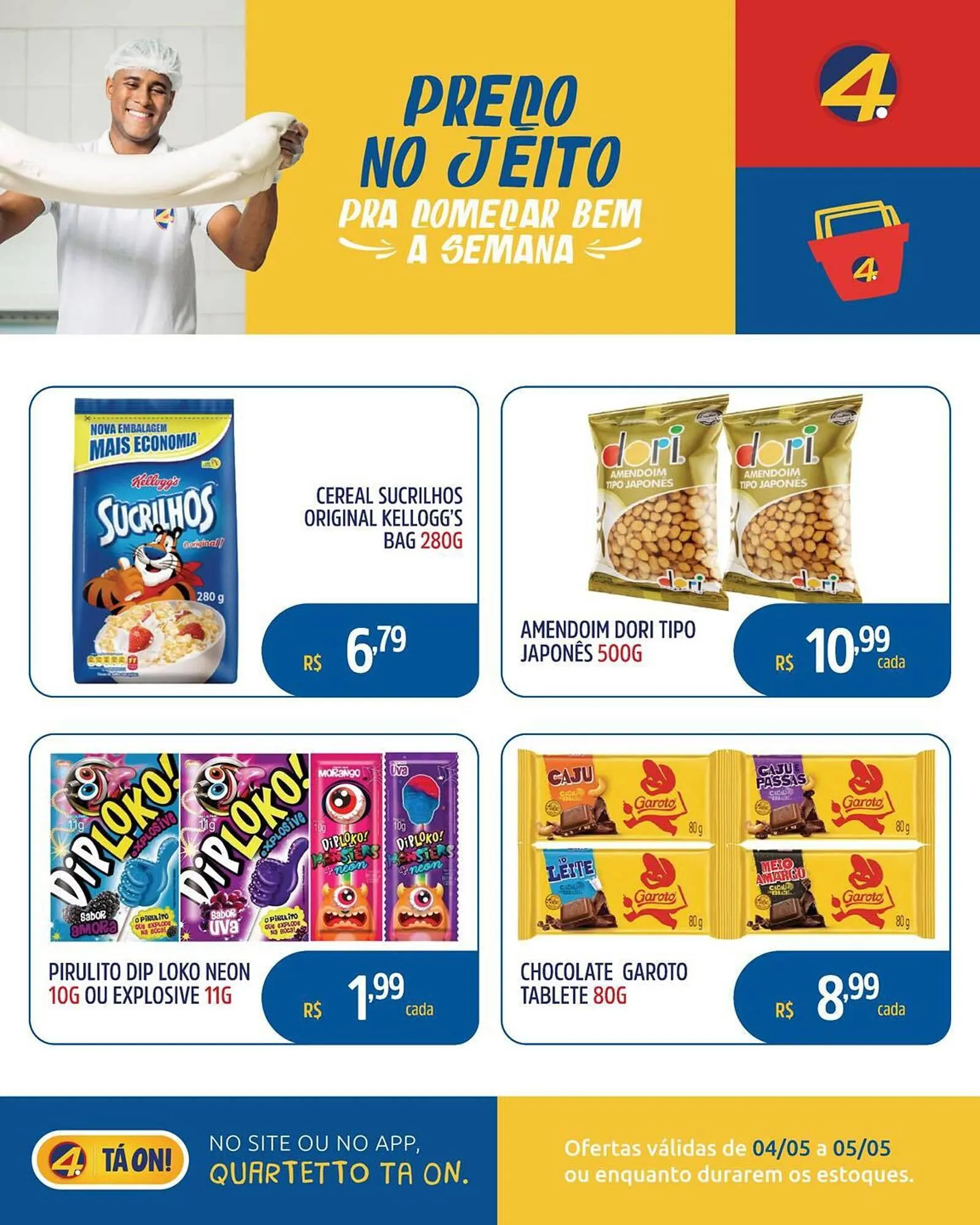 Encarte de Catálogo Quartetto Supermercados 4 de maio até 5 de maio 2026 - Pagina 5
