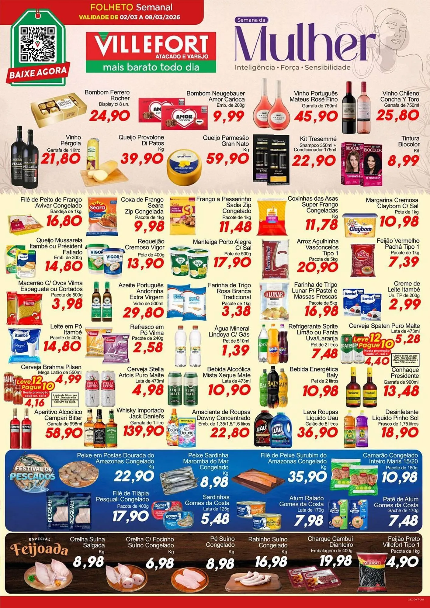 Encarte de Catálogo Villefort Atacadista 2 de março até 8 de março 2026 - Pagina 1