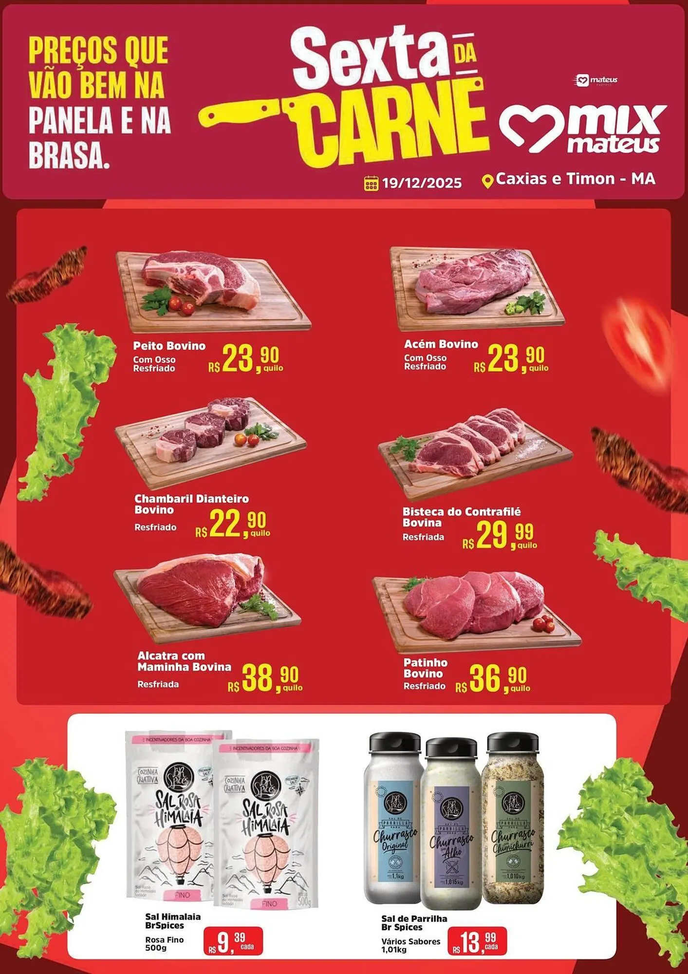 Encarte de Catálogo Supermercados Mateus 19 de dezembro até 19 de dezembro 2025 - Pagina 1