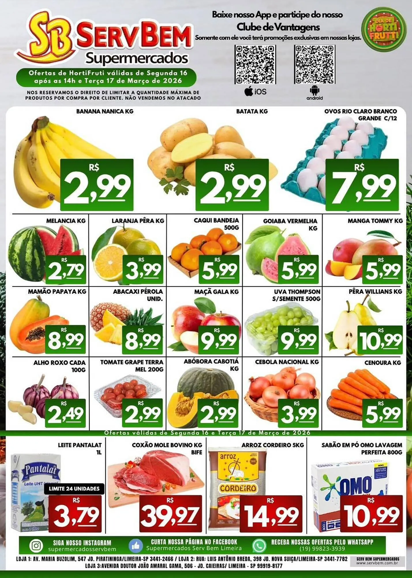 Encarte de Catálogo ServBem 16 de março até 17 de março 2026 - Pagina 1