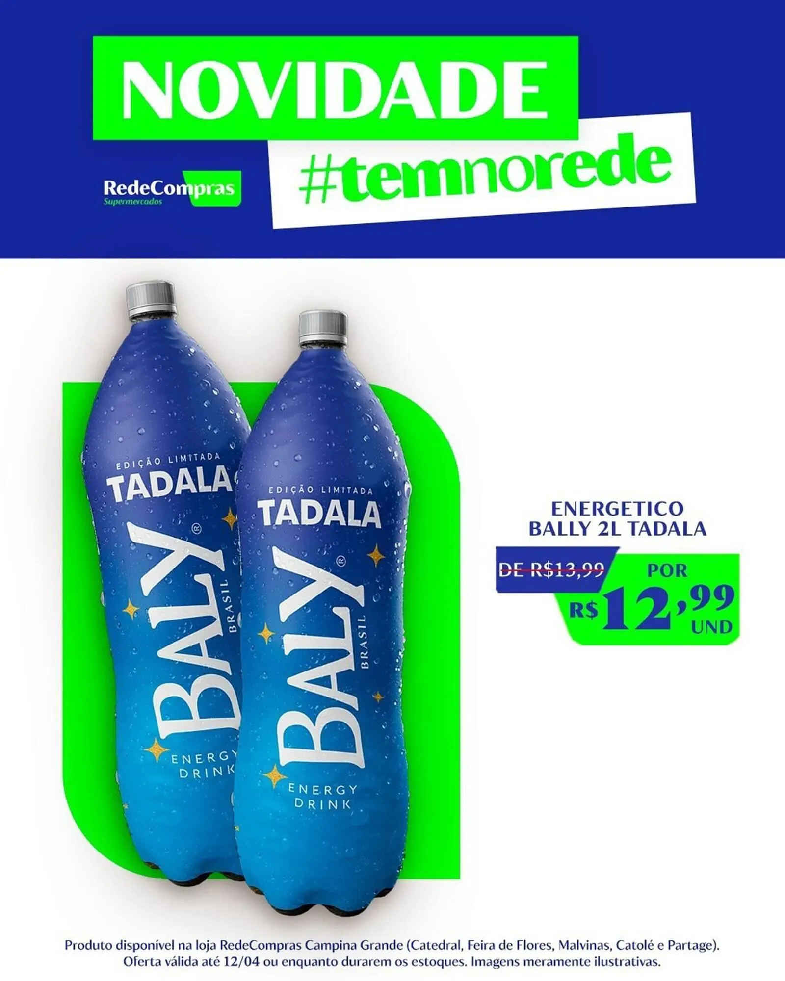 Encarte de Encarte Rede Compras 7 de abril até 12 de abril 2026 - Pagina 1