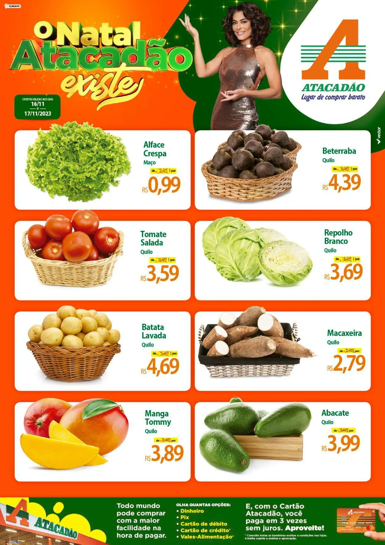 Encarte de Atacadão - PE - Olinda e Recife (Avenida Recife) 16 de novembro até 17 de novembro 2023 - Pagina 1