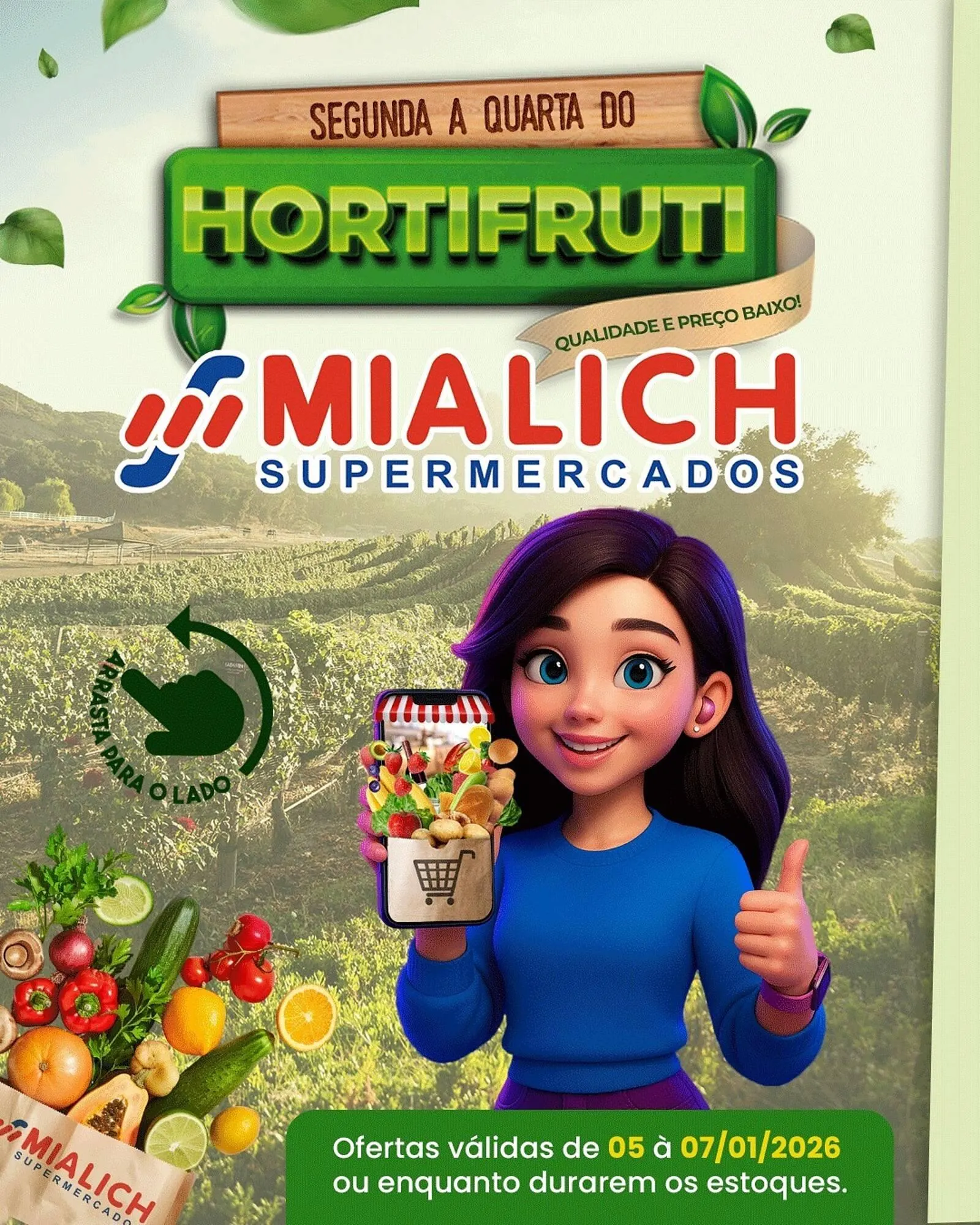 Encarte de Catálogo Mialich Supermercados 5 de janeiro até 7 de janeiro 2026 - Pagina 1