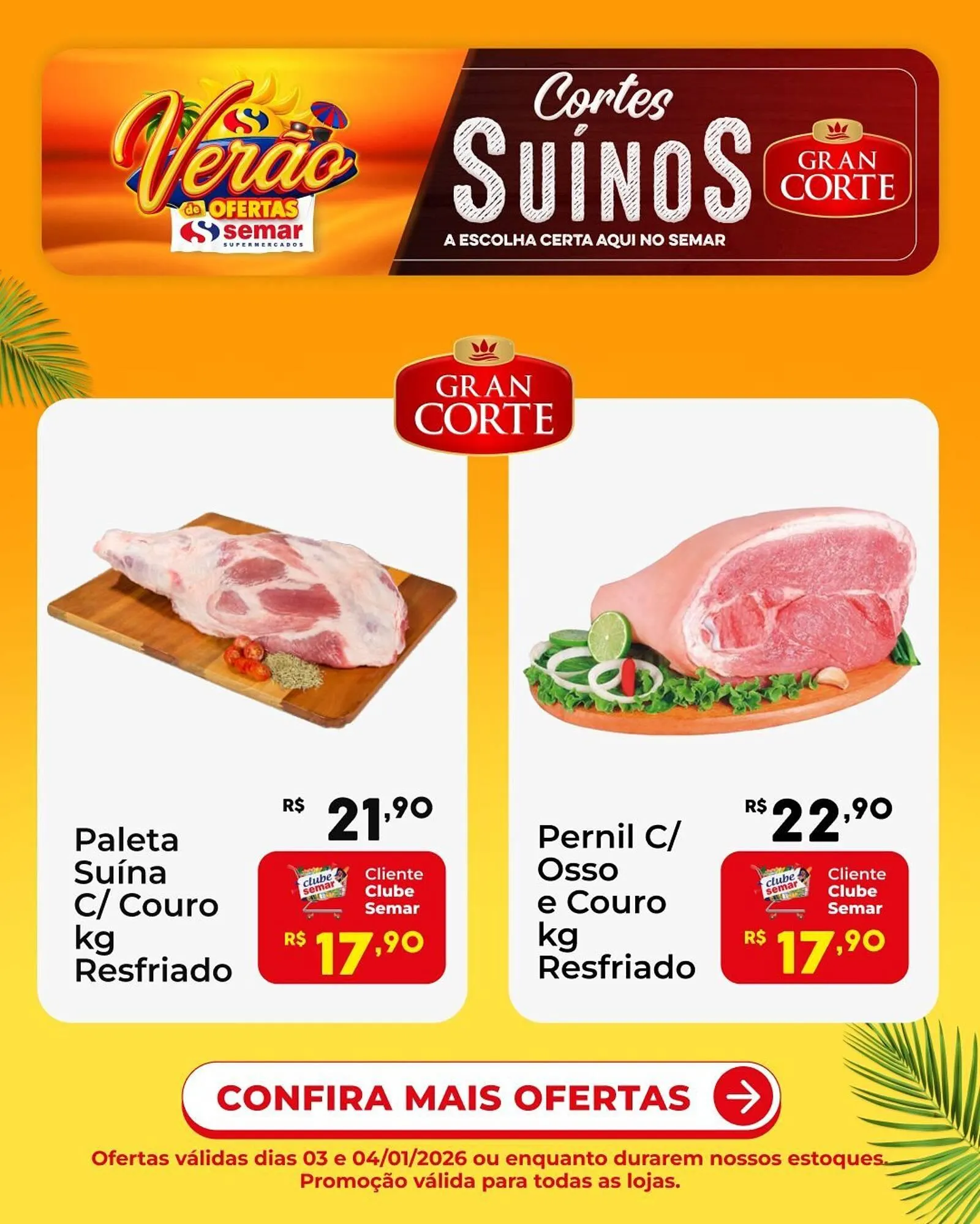 Encarte de Folheto Semar Supermercado 3 de janeiro até 4 de janeiro 2026 - Pagina 1