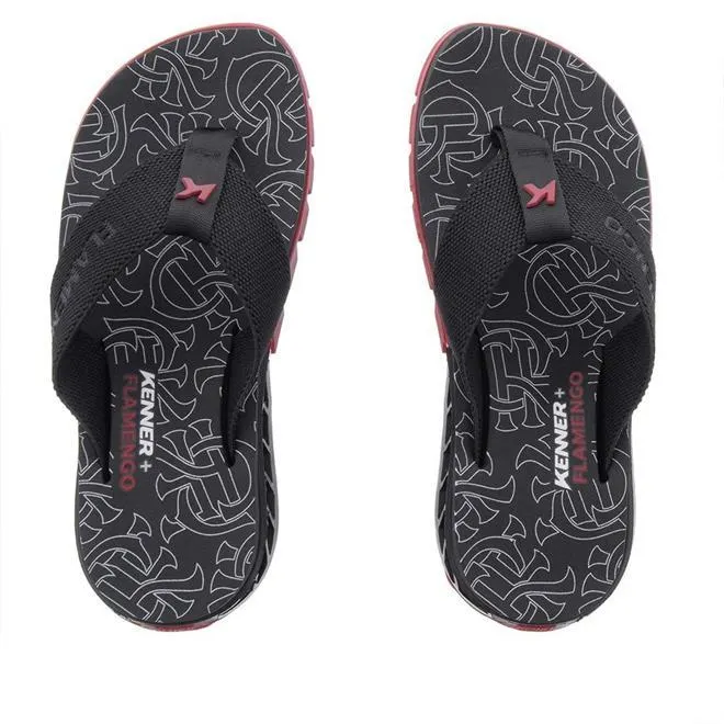 Chinelo Kenner Rakka Flamengo Preto